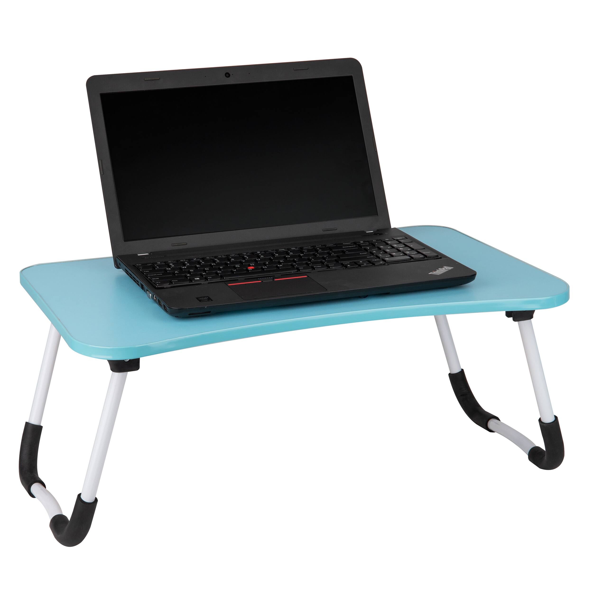 Mind Reader Freestanding Portable Foldable Lap Desk with Fold-Up Legs