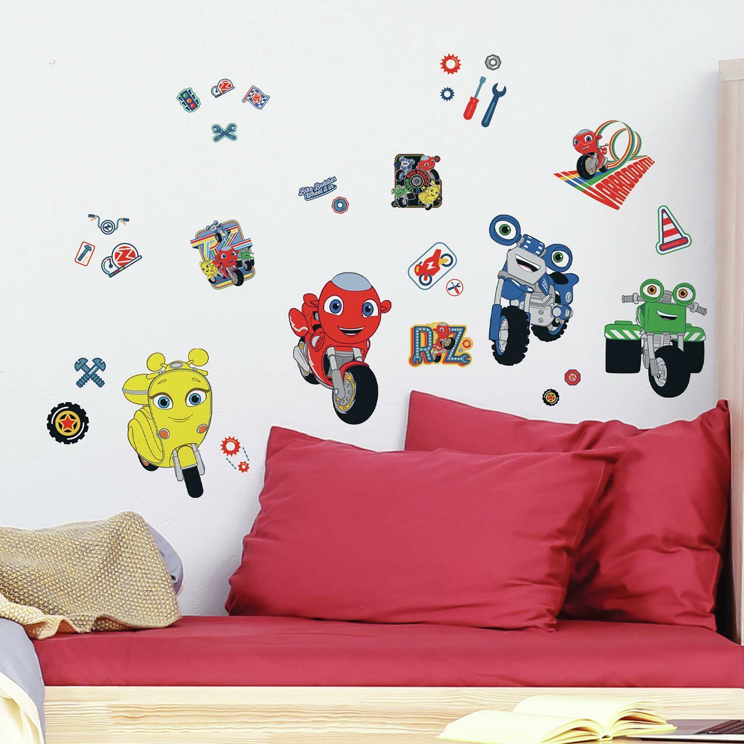 RoomMates Ricky Zoom Peel &#x26; Stick Wall Decals
