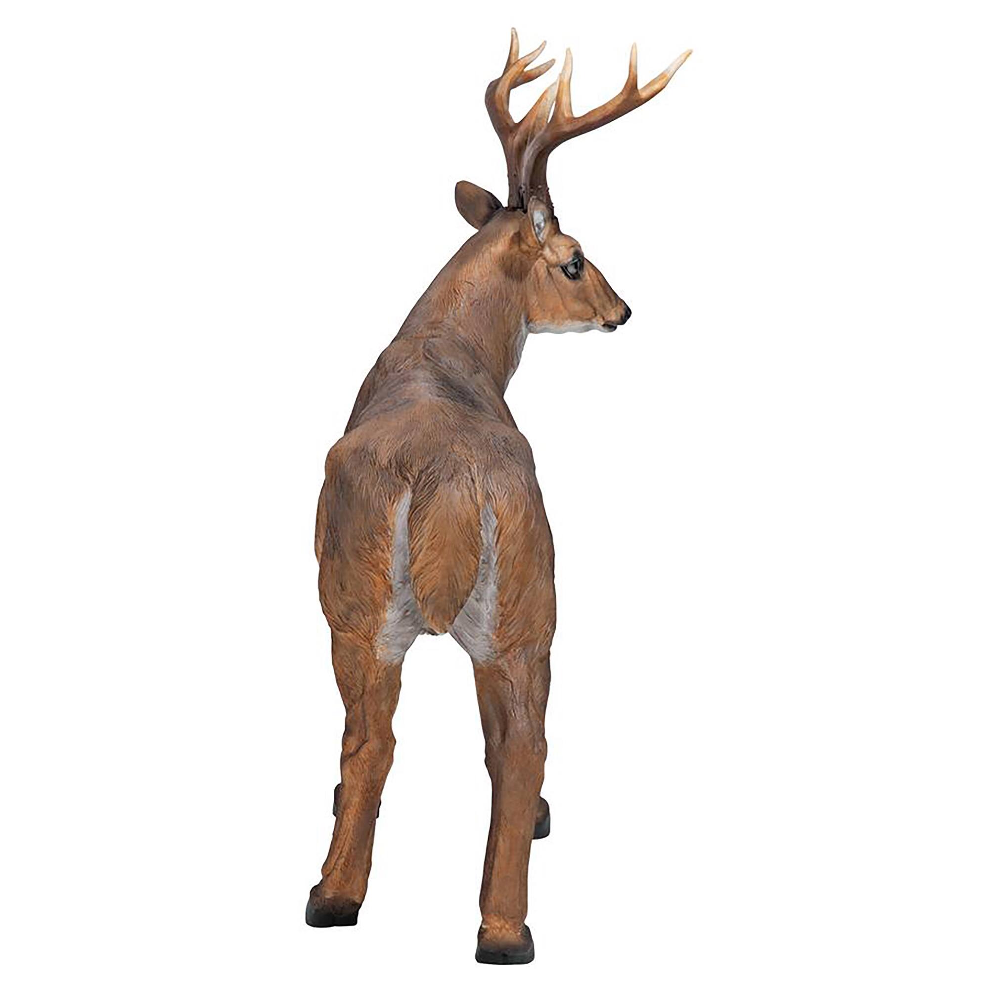 Design Toscano 24&#x22; Big Rack Buck Deer Statue
