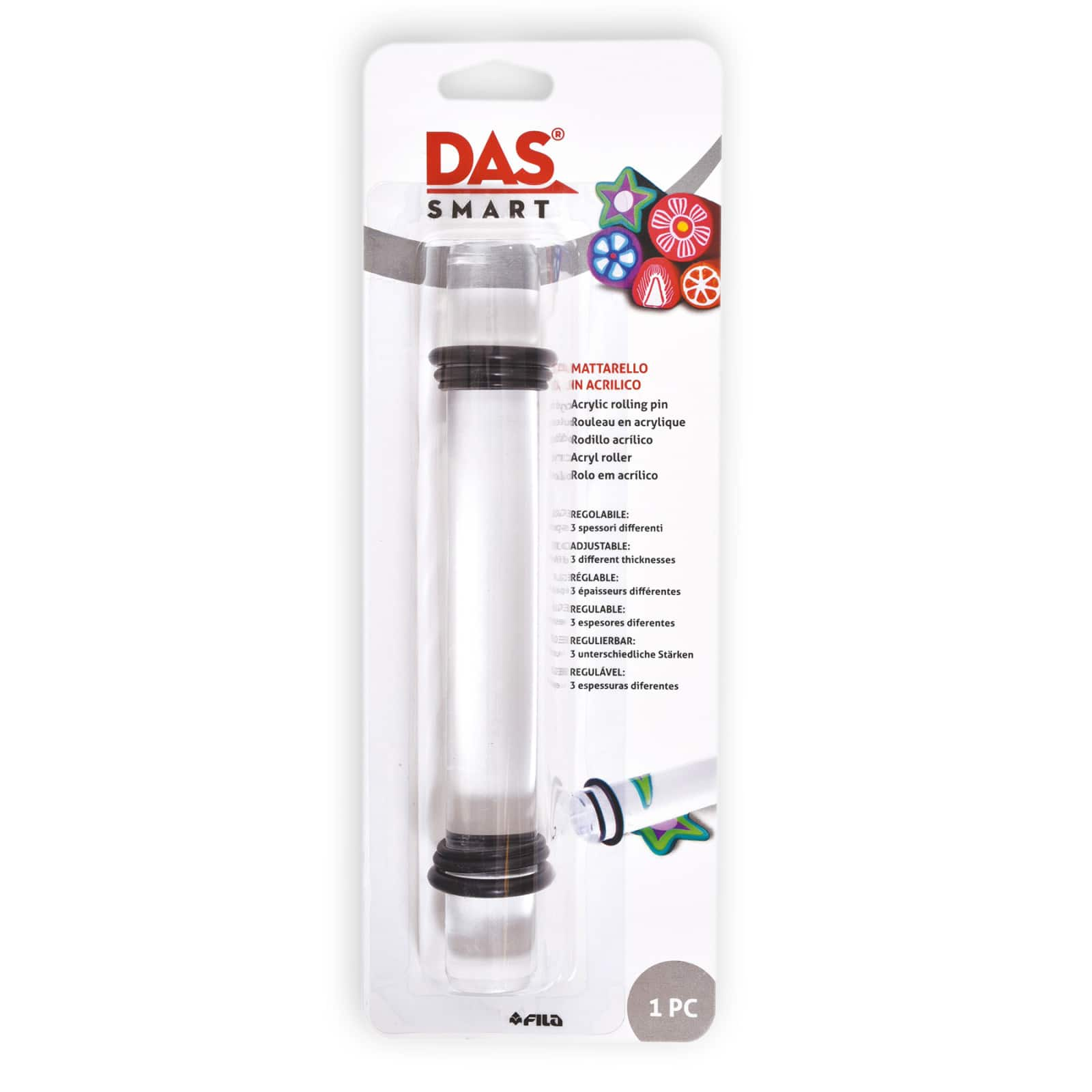 DAS&#xAE; Smart Acrylic Roller, 2ct.