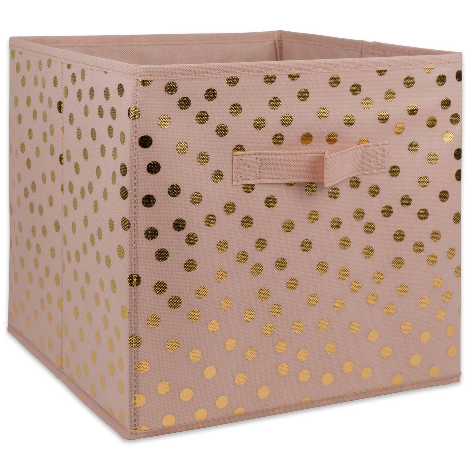 DII® 13" Nonwoven Polyester Small Dots Storage Cubes