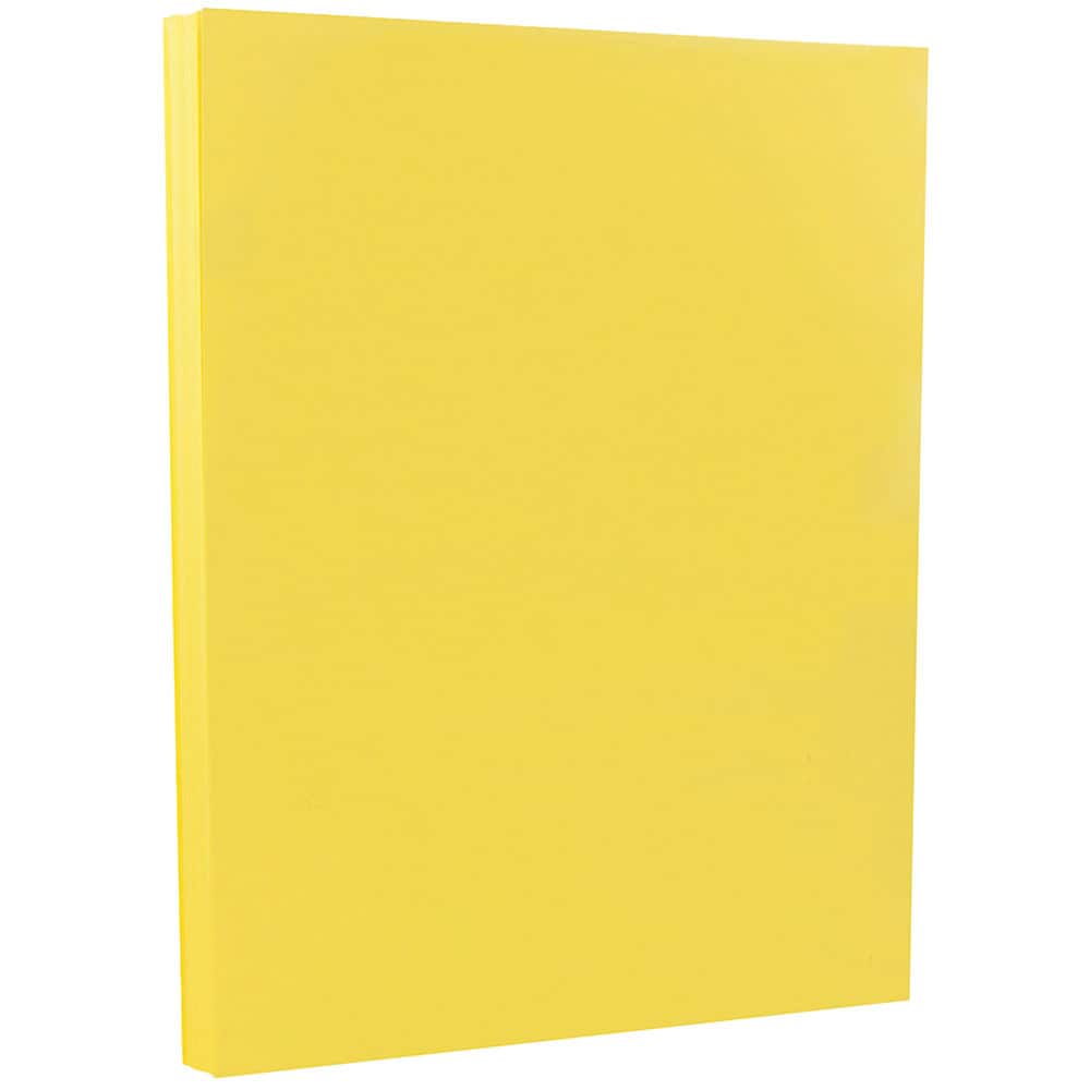 JAM Paper 8.5'' x 11'' 67lb. Vellum Bristol Cardstock, 50 Sheets