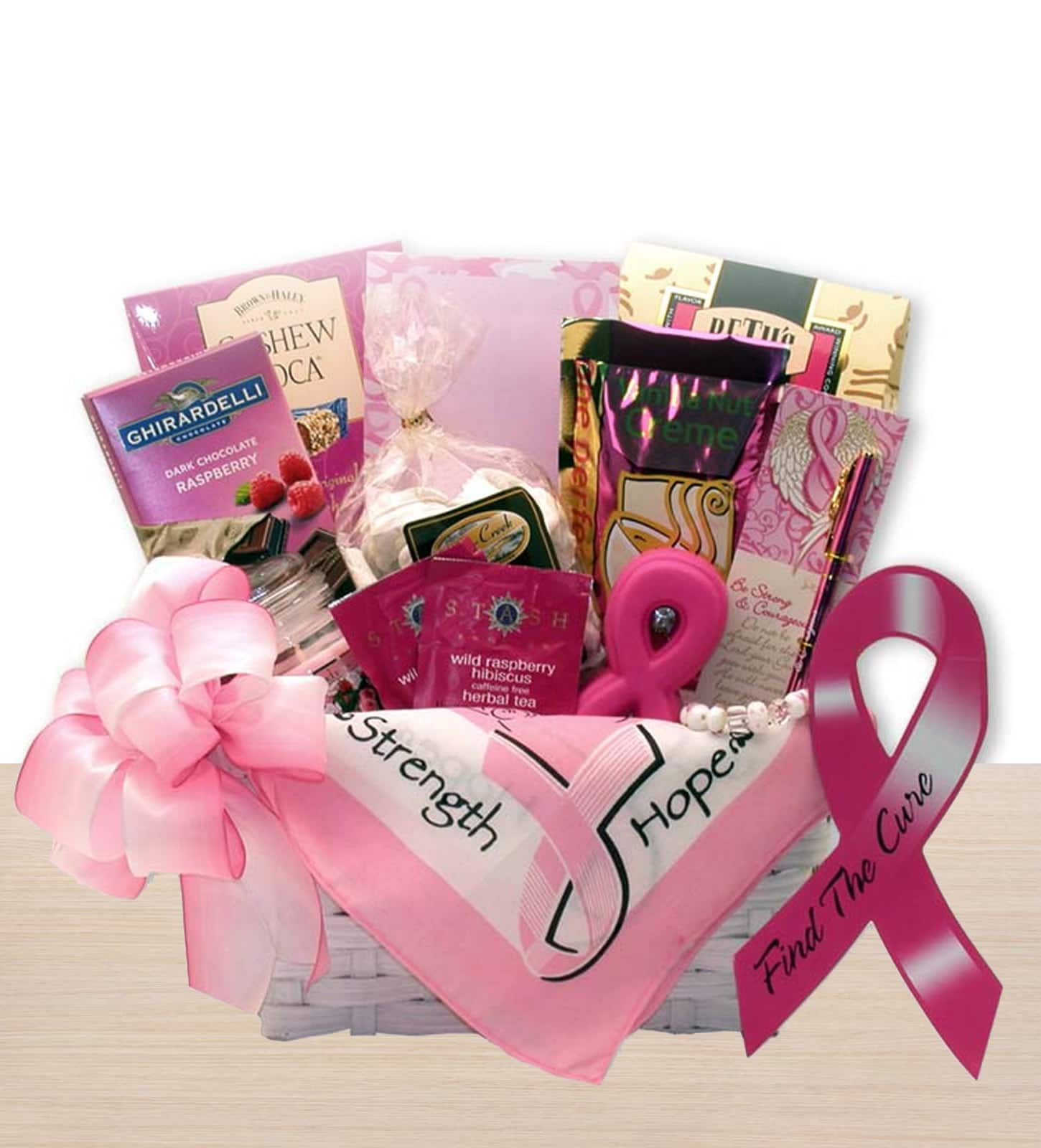 Find A Cure Breast Cancer Gift Basket