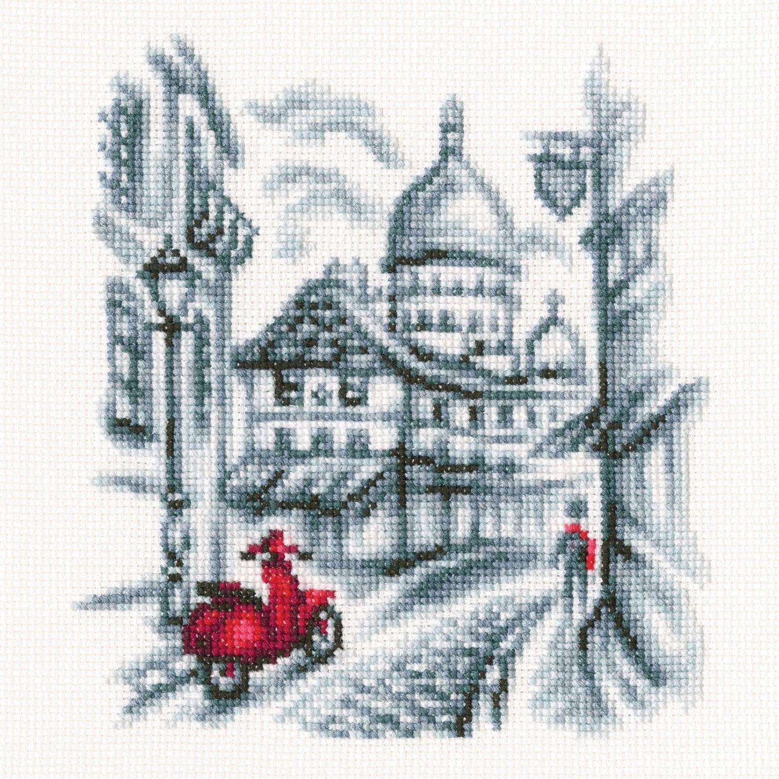 RTO Cross-stitch Kit &#x22;On the streets of Paris&#x22;