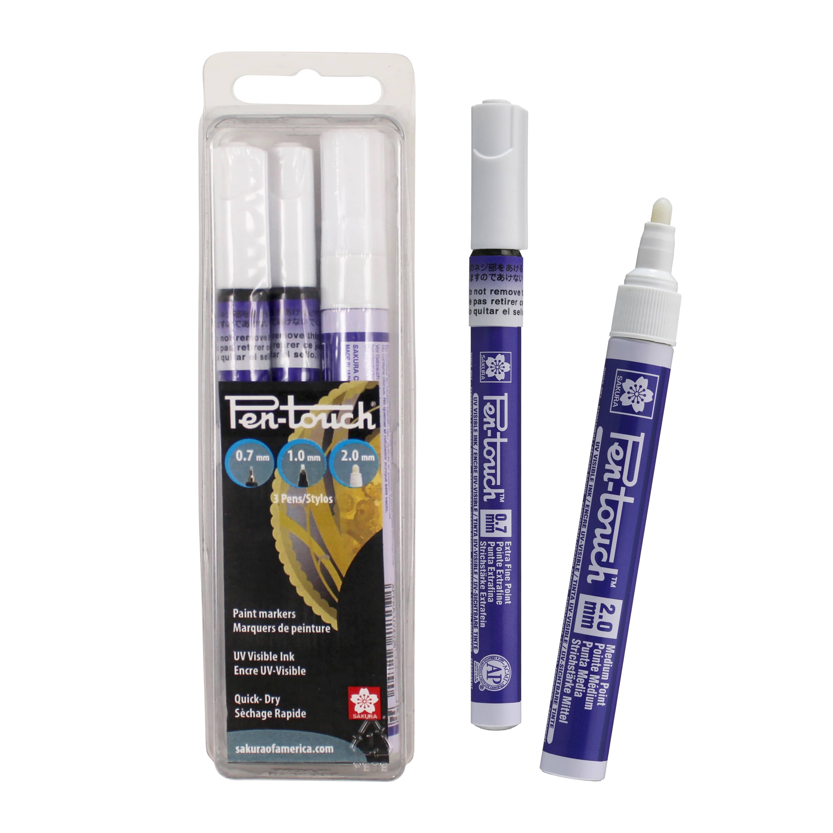 6 Packs: 3 ct. (18 total) Pen Touch® UV Visible Ink Marker Set