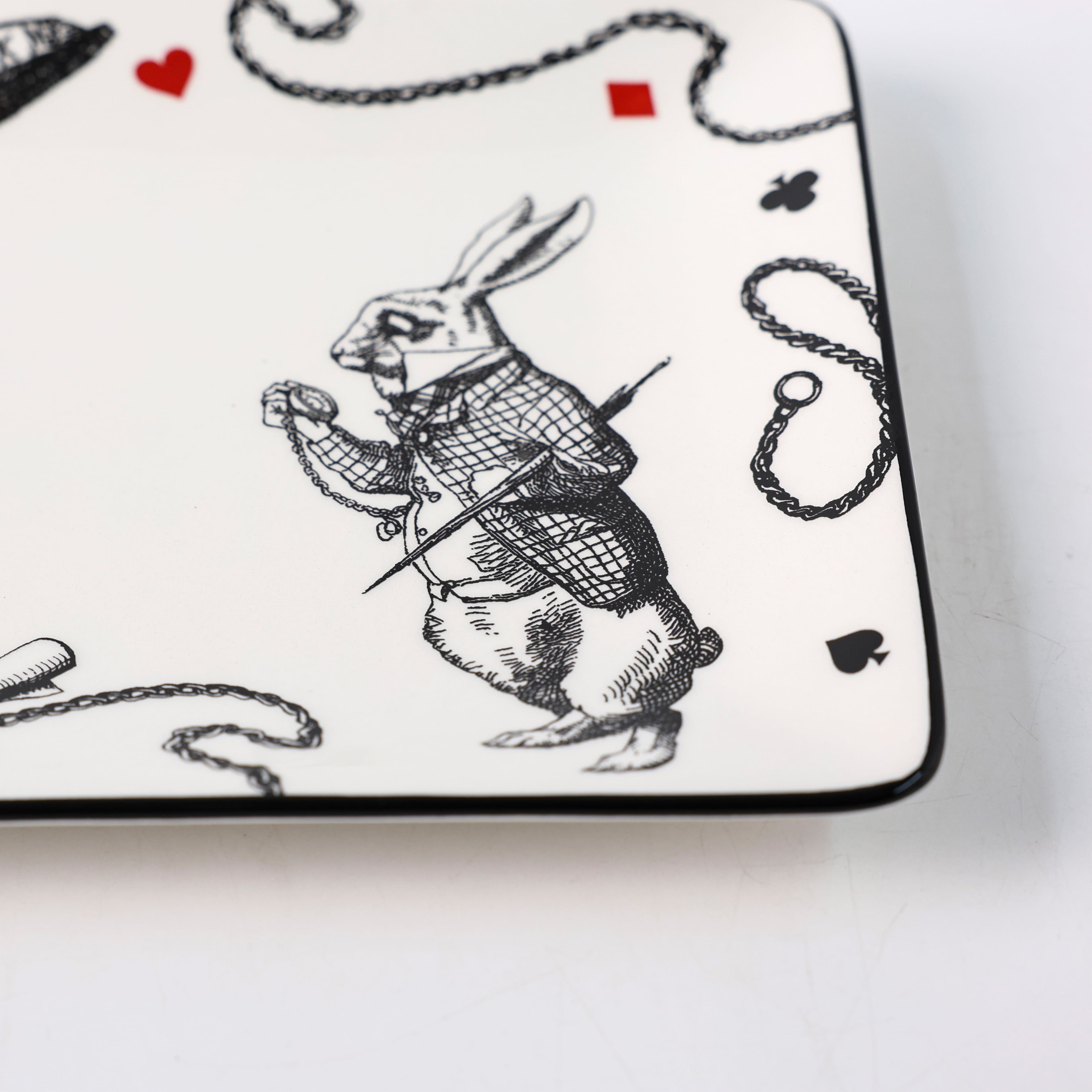 14&#x22; White Rabbit Ceramic Serving Dish by Ashland&#xAE;