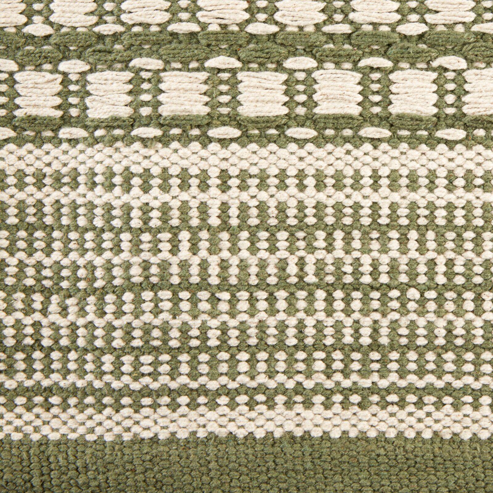 DII® Artichoke Green Dobby Stripe Hand-Loomed Rug, 2ft. x 3ft.