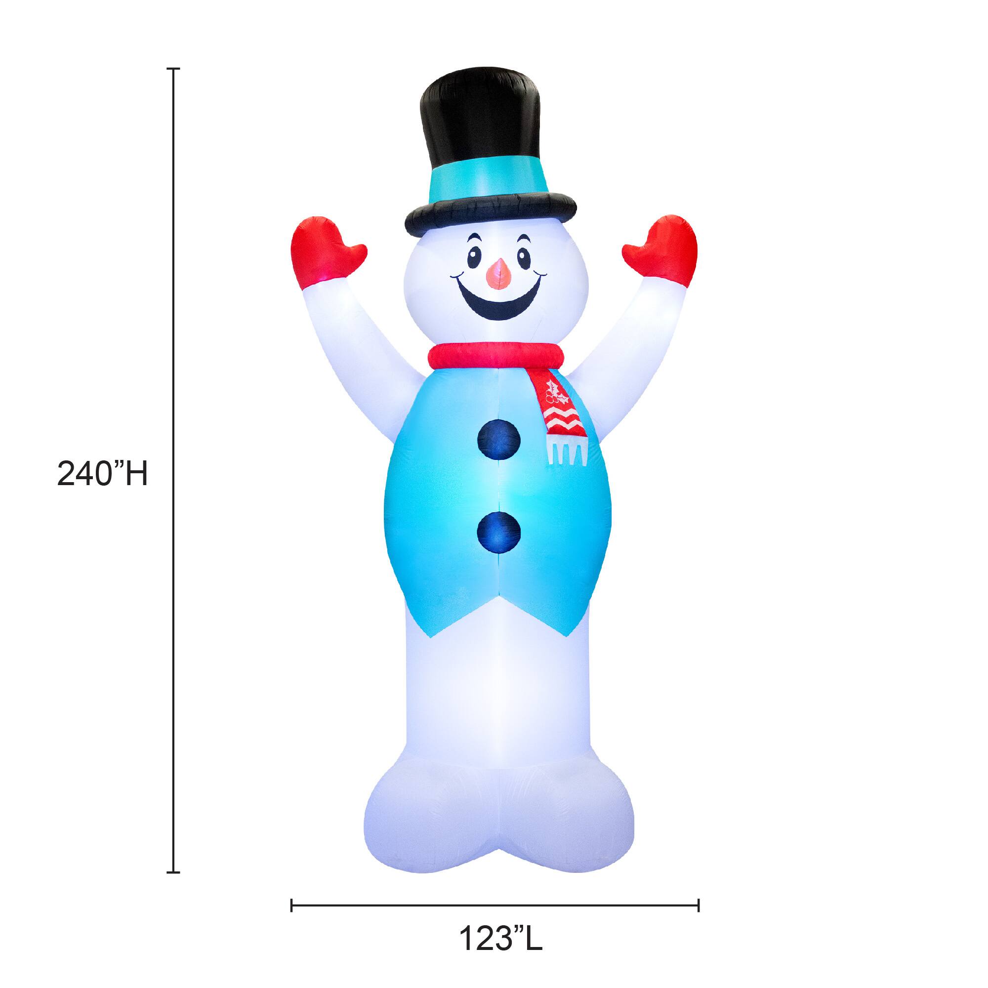 20ft. Airflowz Inflatable Colossal Snowman