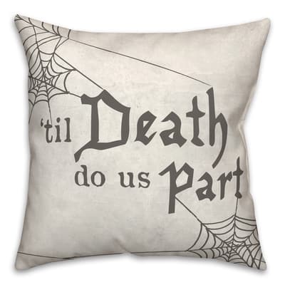 Til Death Do Us Part Throw Pillow | Michaels
