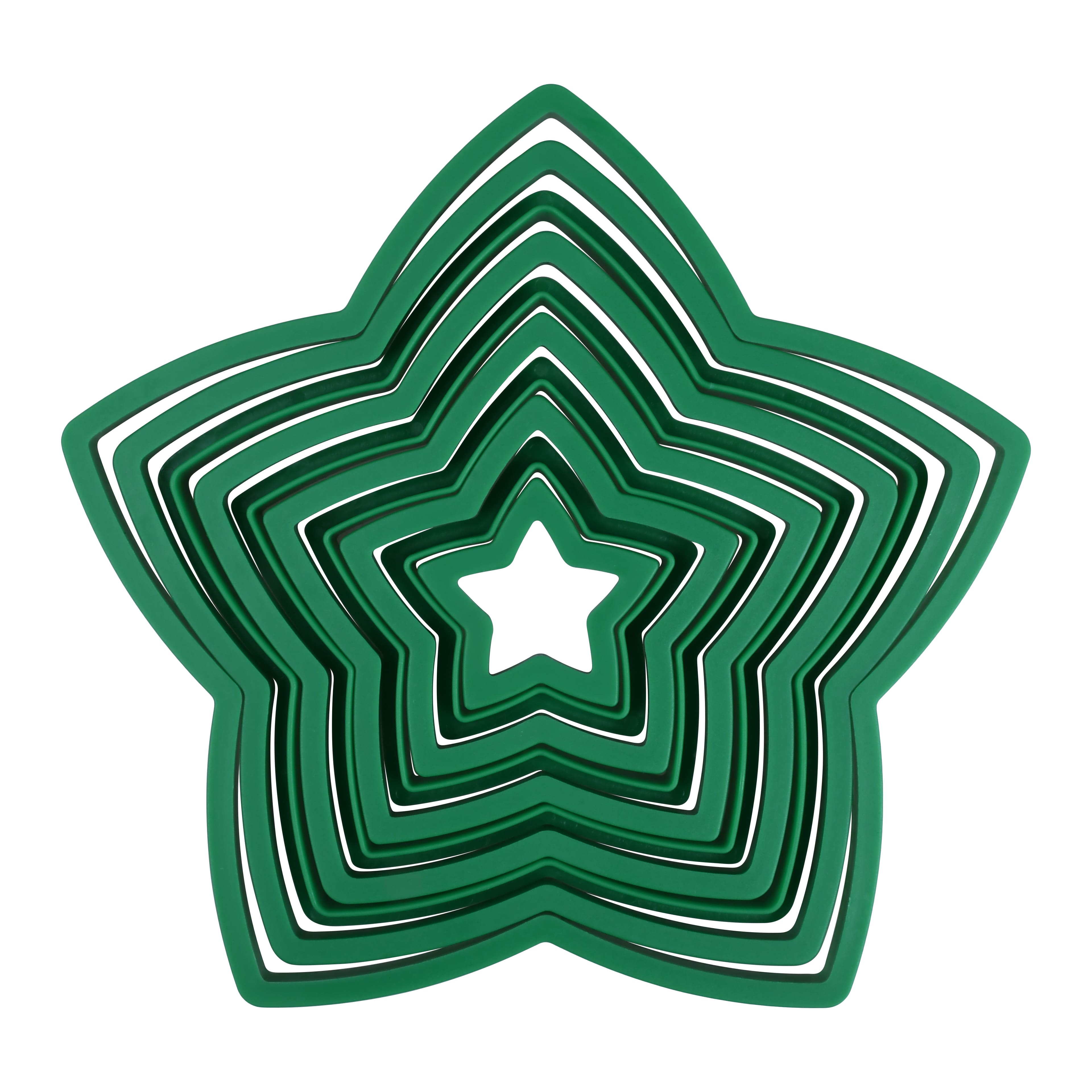 Plastic Star Nested Cookie Cutter Set by Makery™
