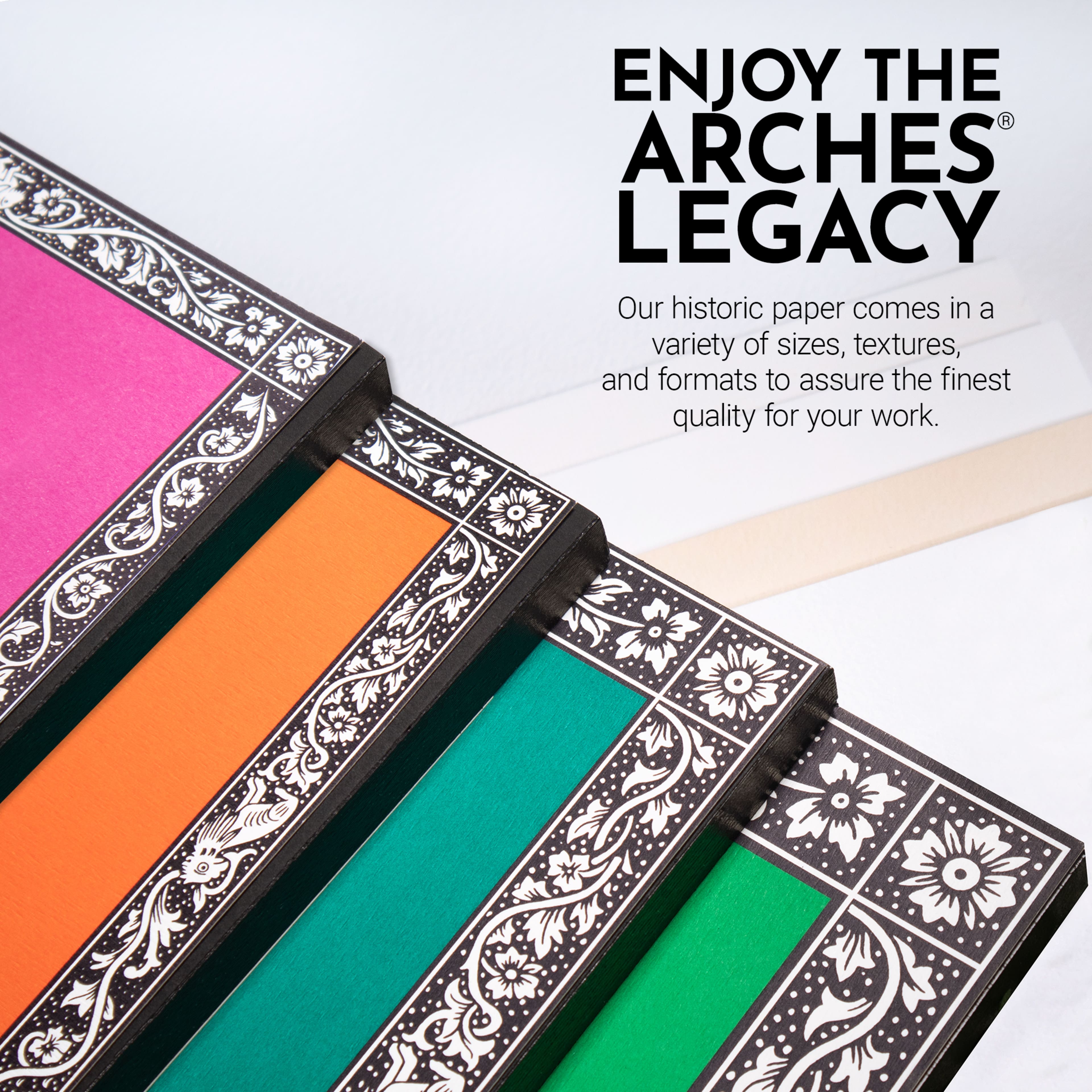 ARCHES® Aquarelle 10" x 6" Hot Pressed Watercolor Travel Journal