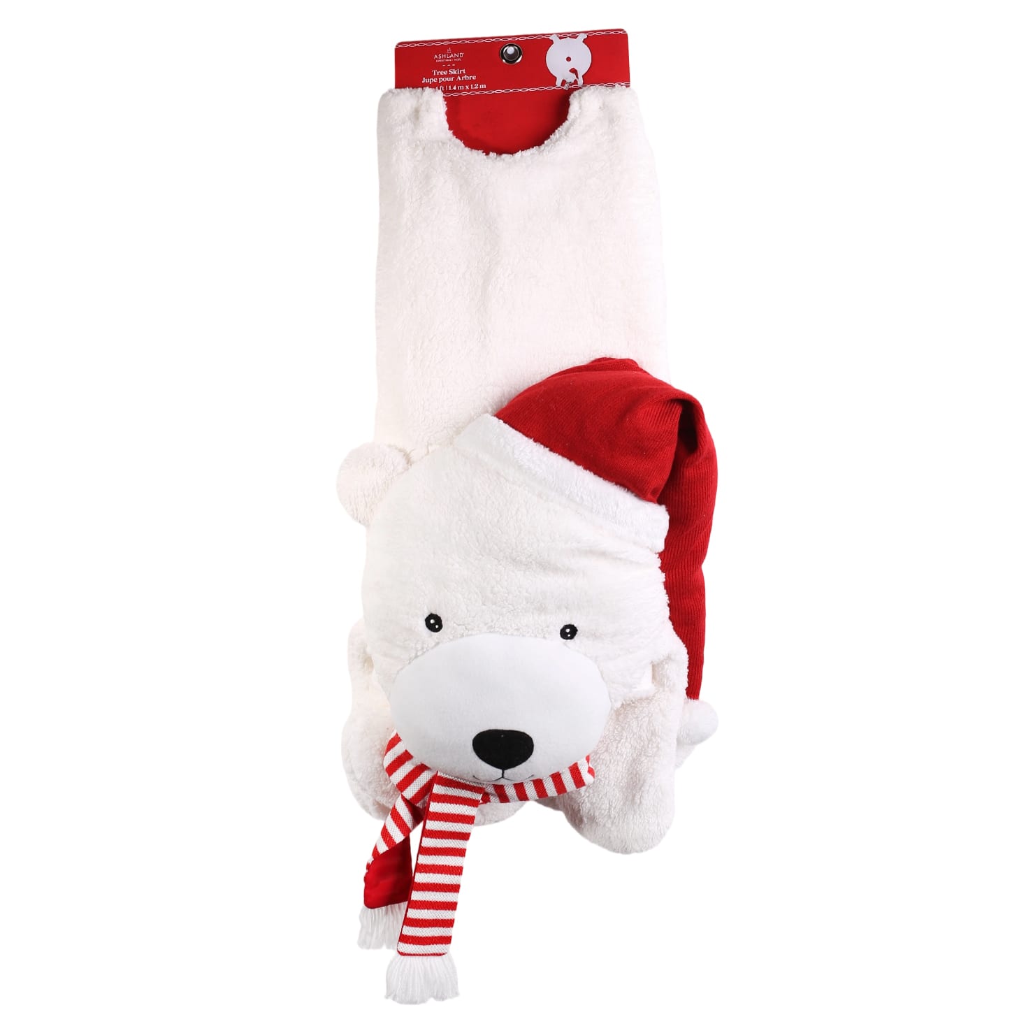 4.6ft. x 4ft. Polar Bear Tree Skirt by Ashland&#xAE;