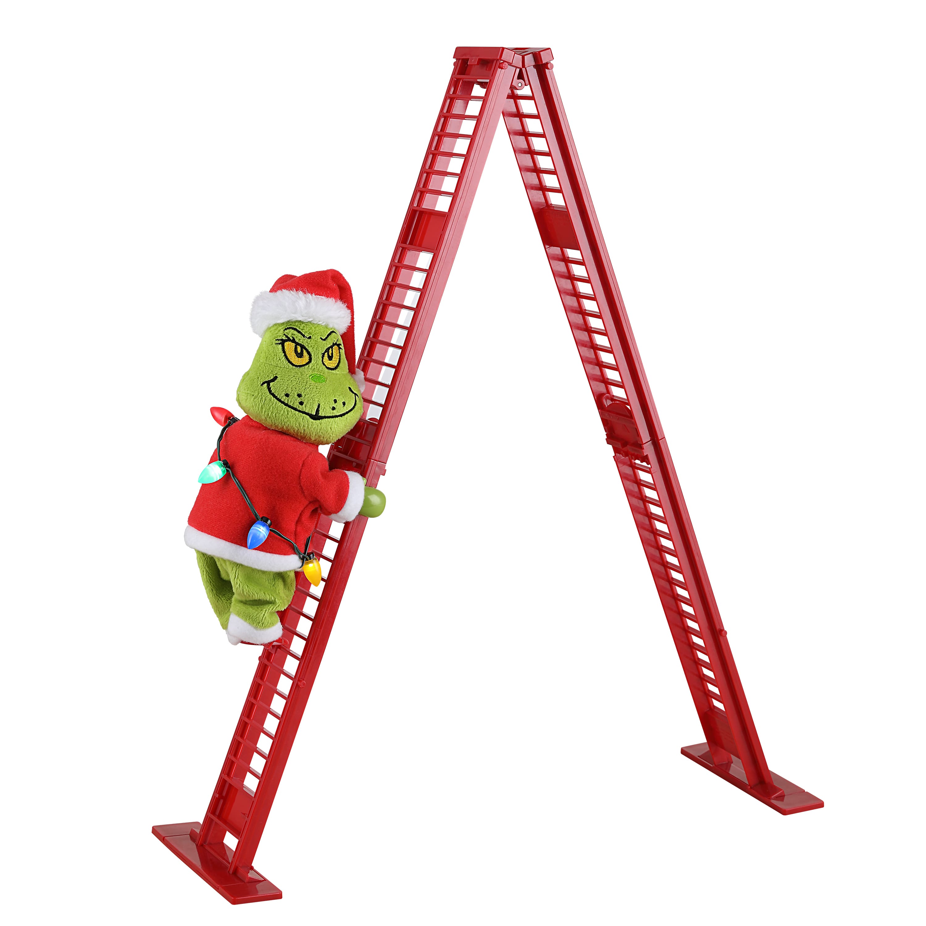 Mr. Christmas 17" Animated Ladder Climbing Grinch