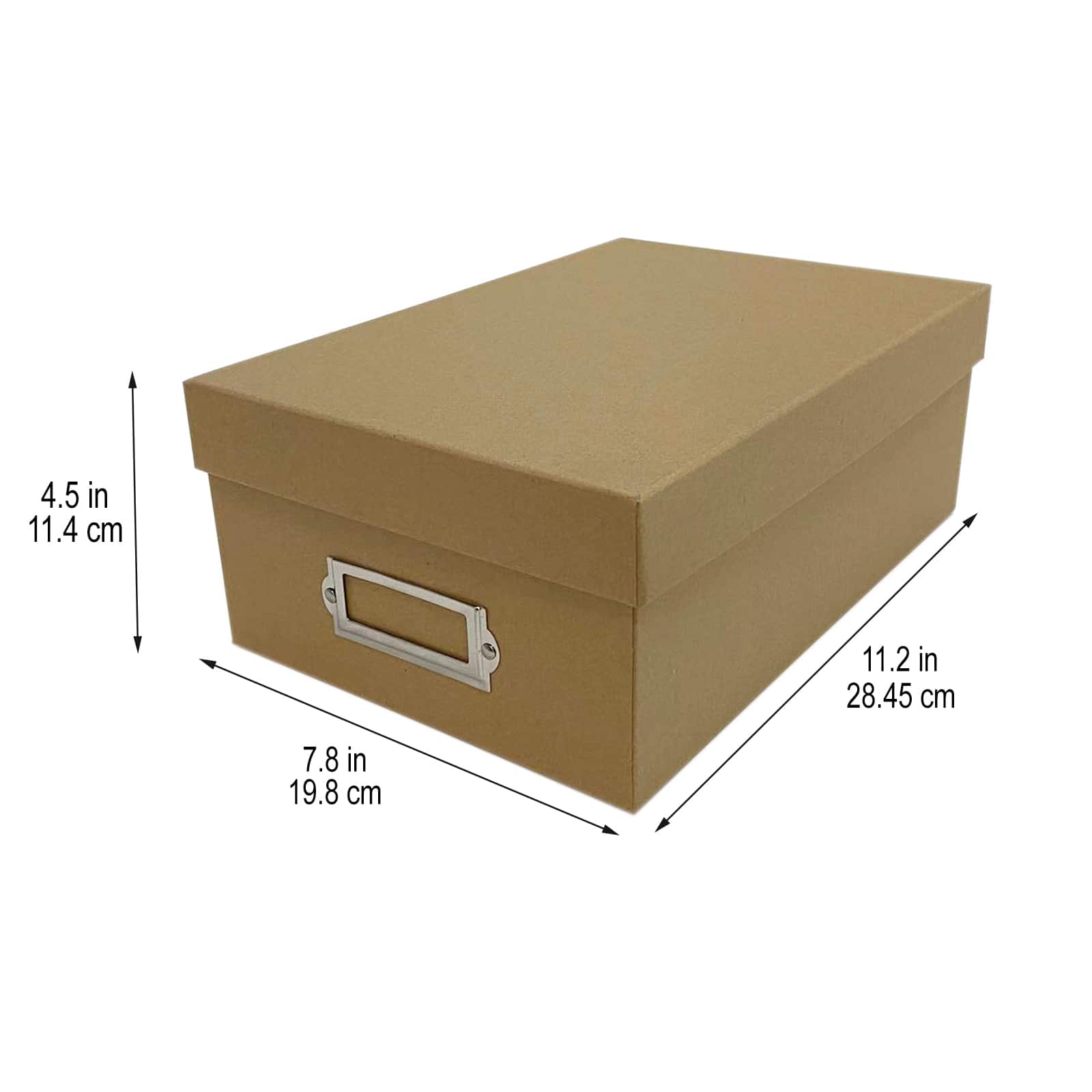 12 Pack: Kraft Memory Box by Simply Tidy&#x2122;