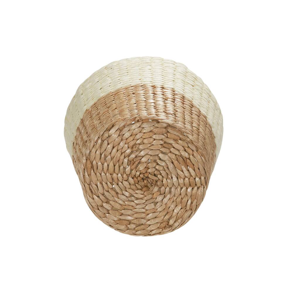 Household Essentials Natural Woven Paper Rope Waste Basket