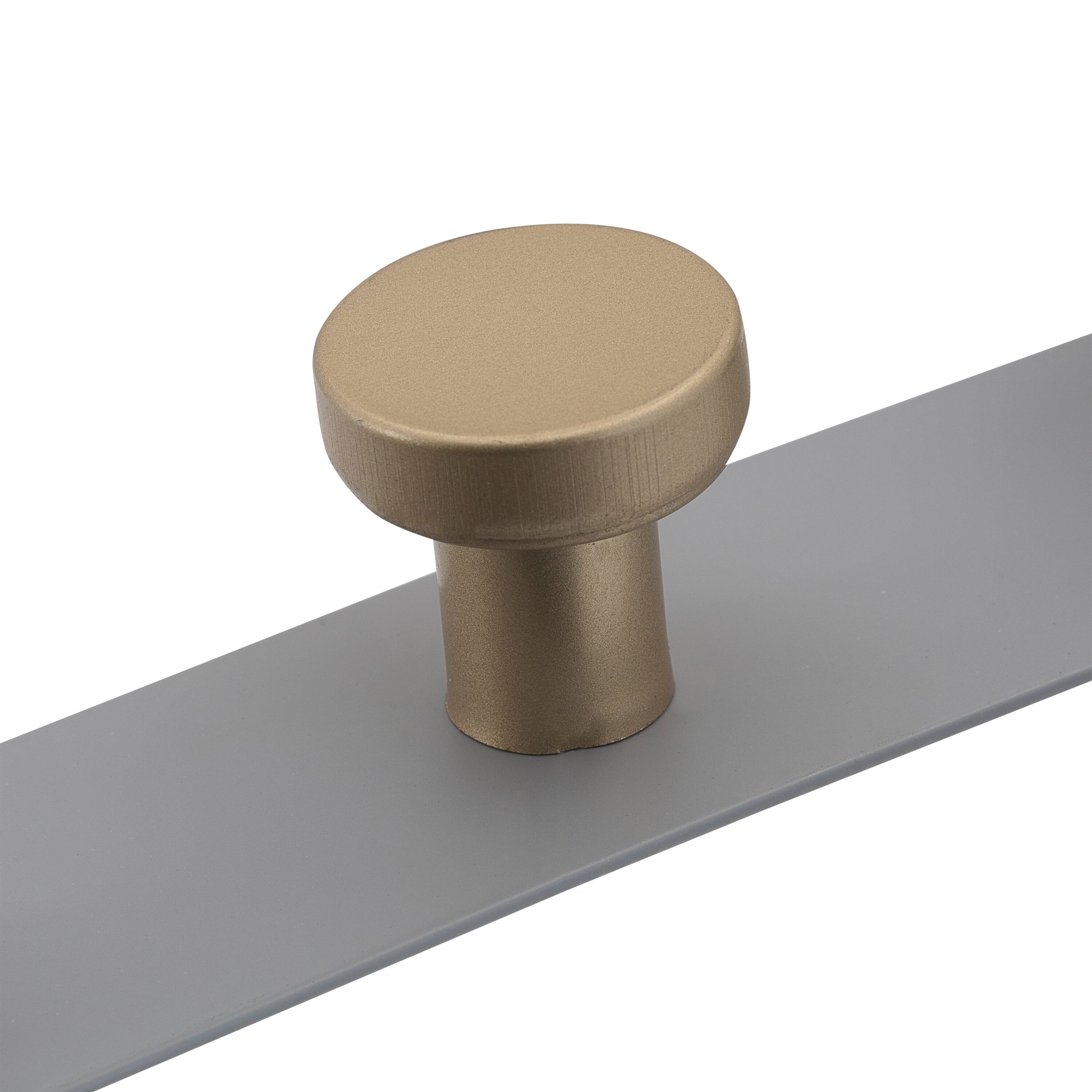 Elle D&#xE9;cor Gray 3 Hook Over the Door Hook