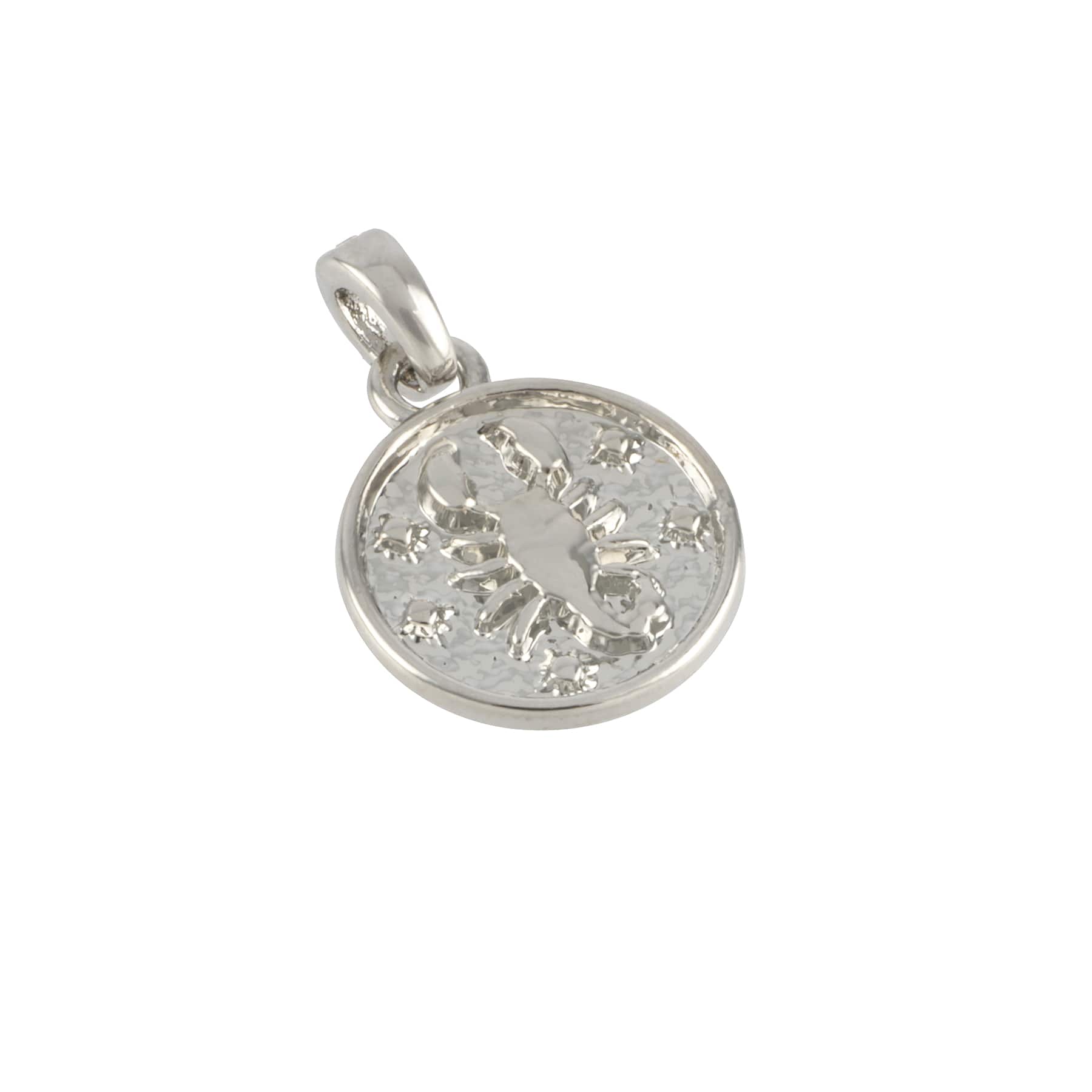 12 Pack: Metal Zodiac Coin Charm by Bead Landing™
