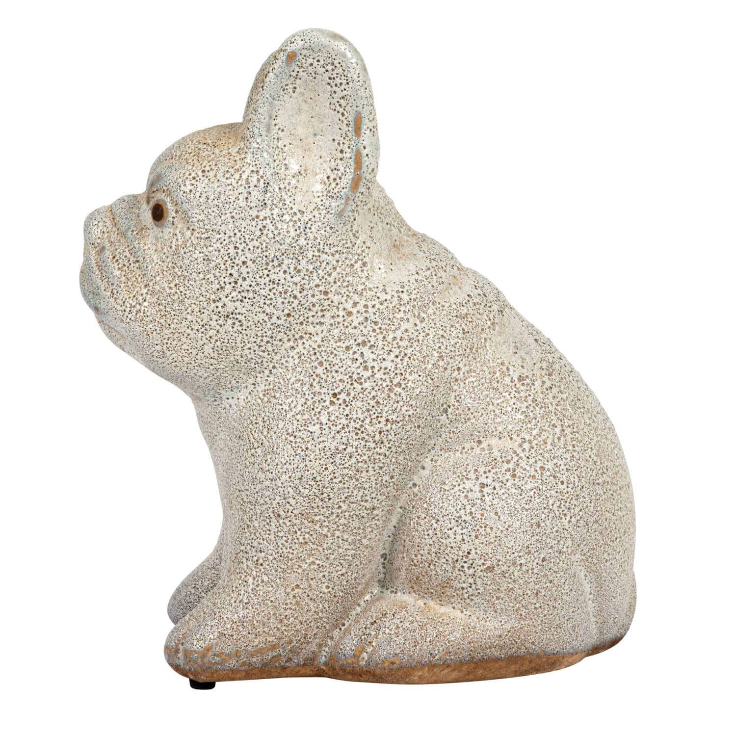 Hello Honey® 6.25" White Terra Cotta French Bulldog Figurine