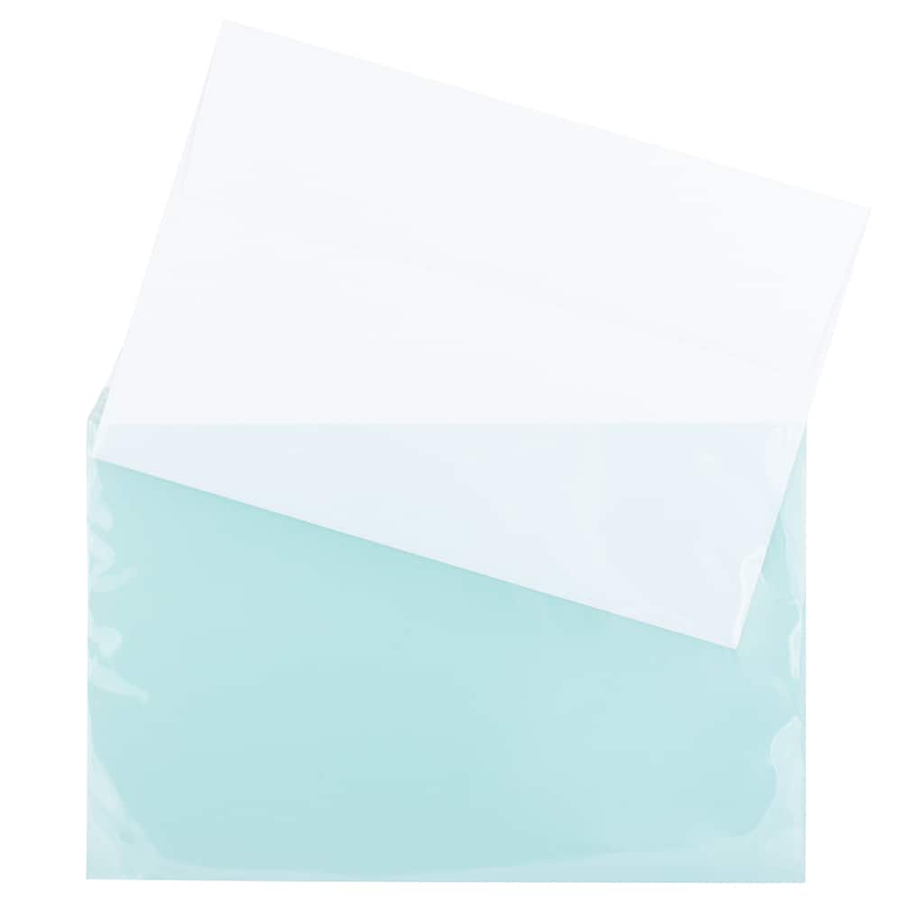 JAM Paper 5.43" X 8.62" Self Adhesive Closure Cello Sleeves, 100ct.