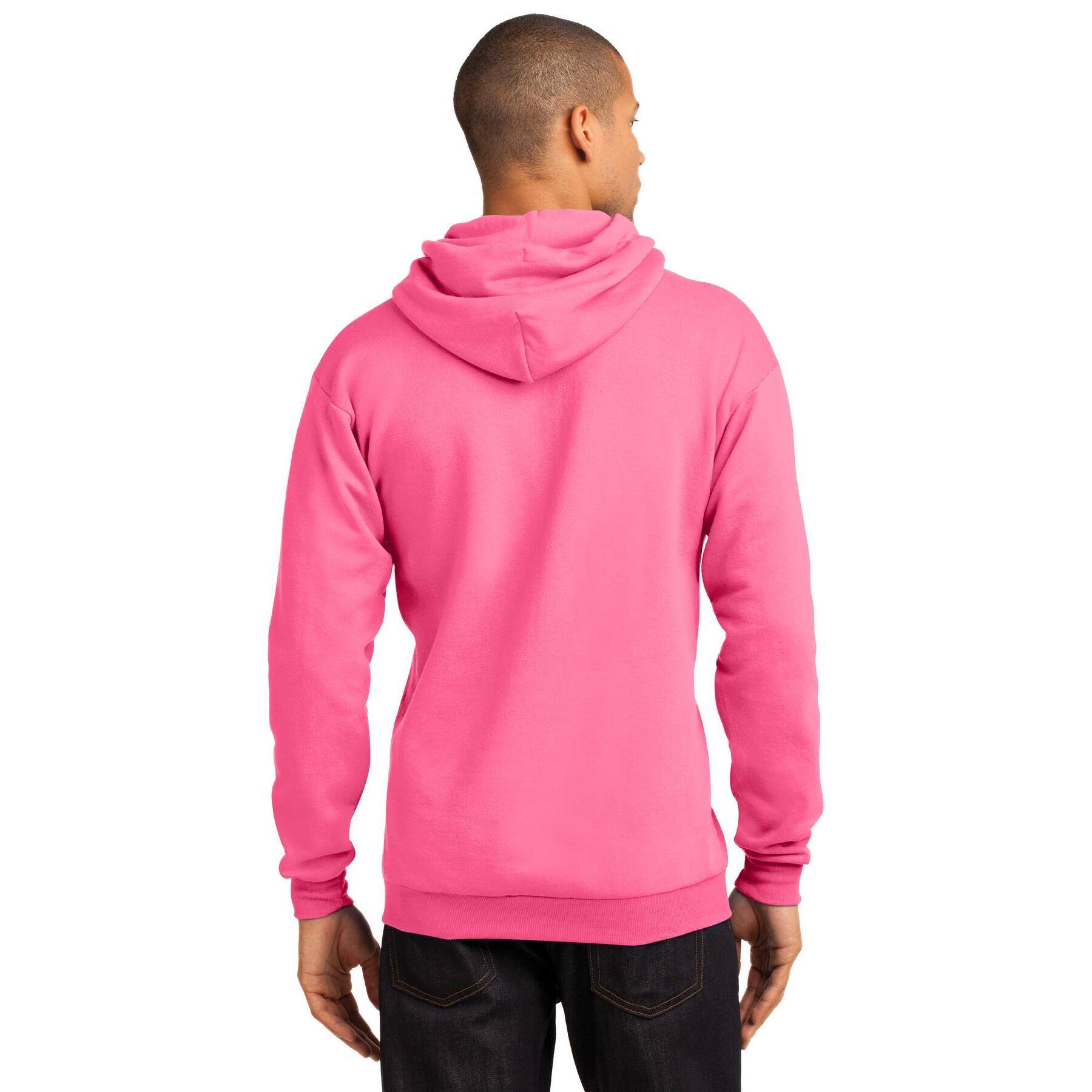 Port & Company® Neon Core Fleece Pullover Hooded Sweatshirt