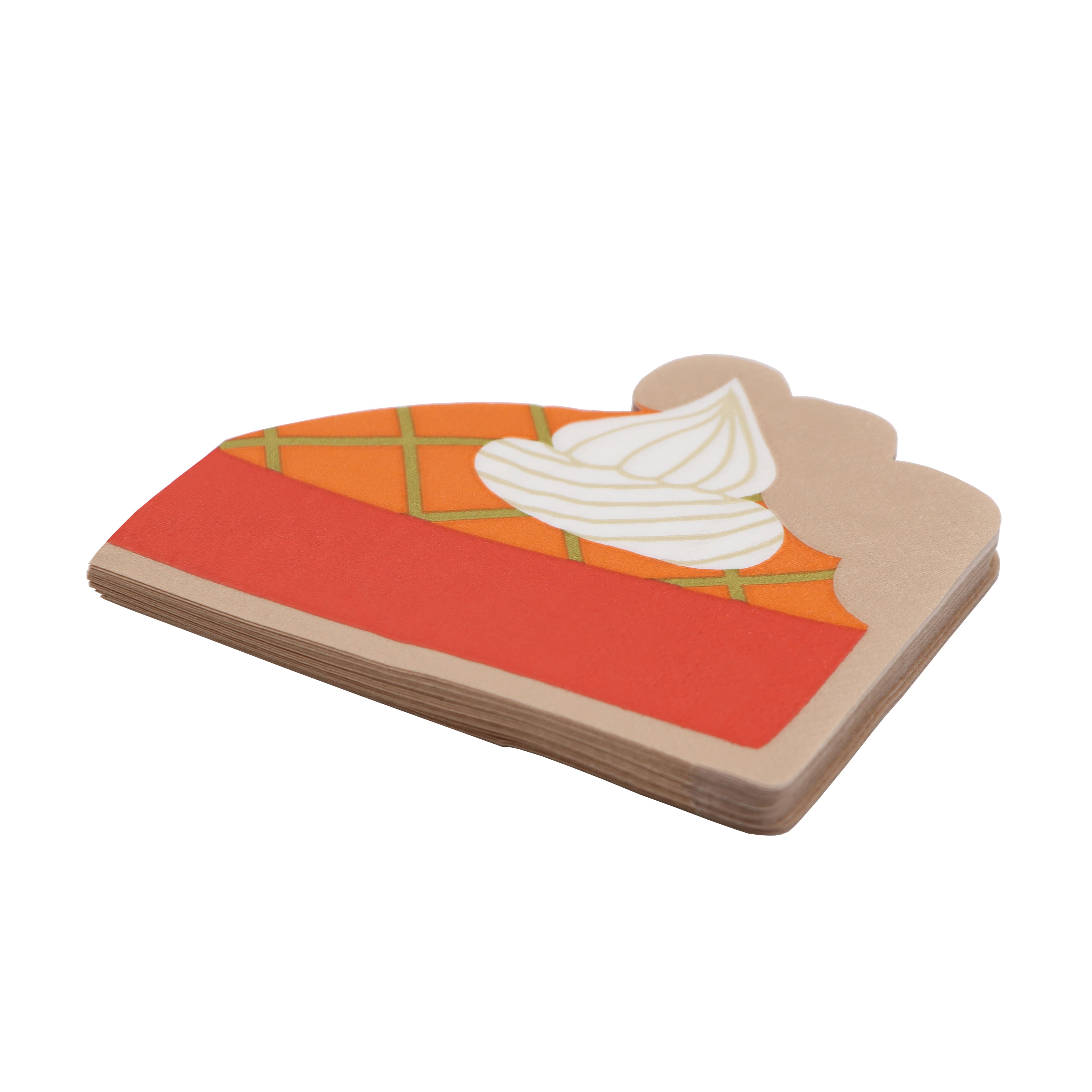 Thanksgiving Pumpkin Pie Beverage Napkins by Celebrate It&#x2122;