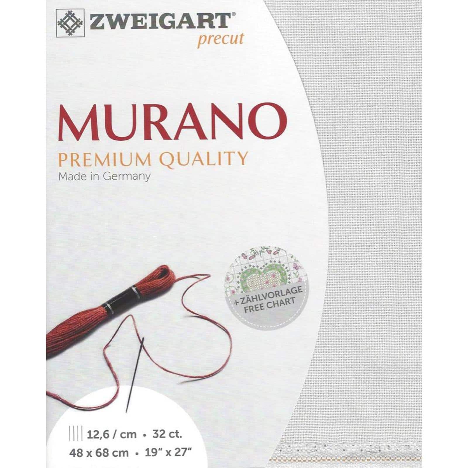 Zweigart® Murano Precut 32 Count Premium Fabric