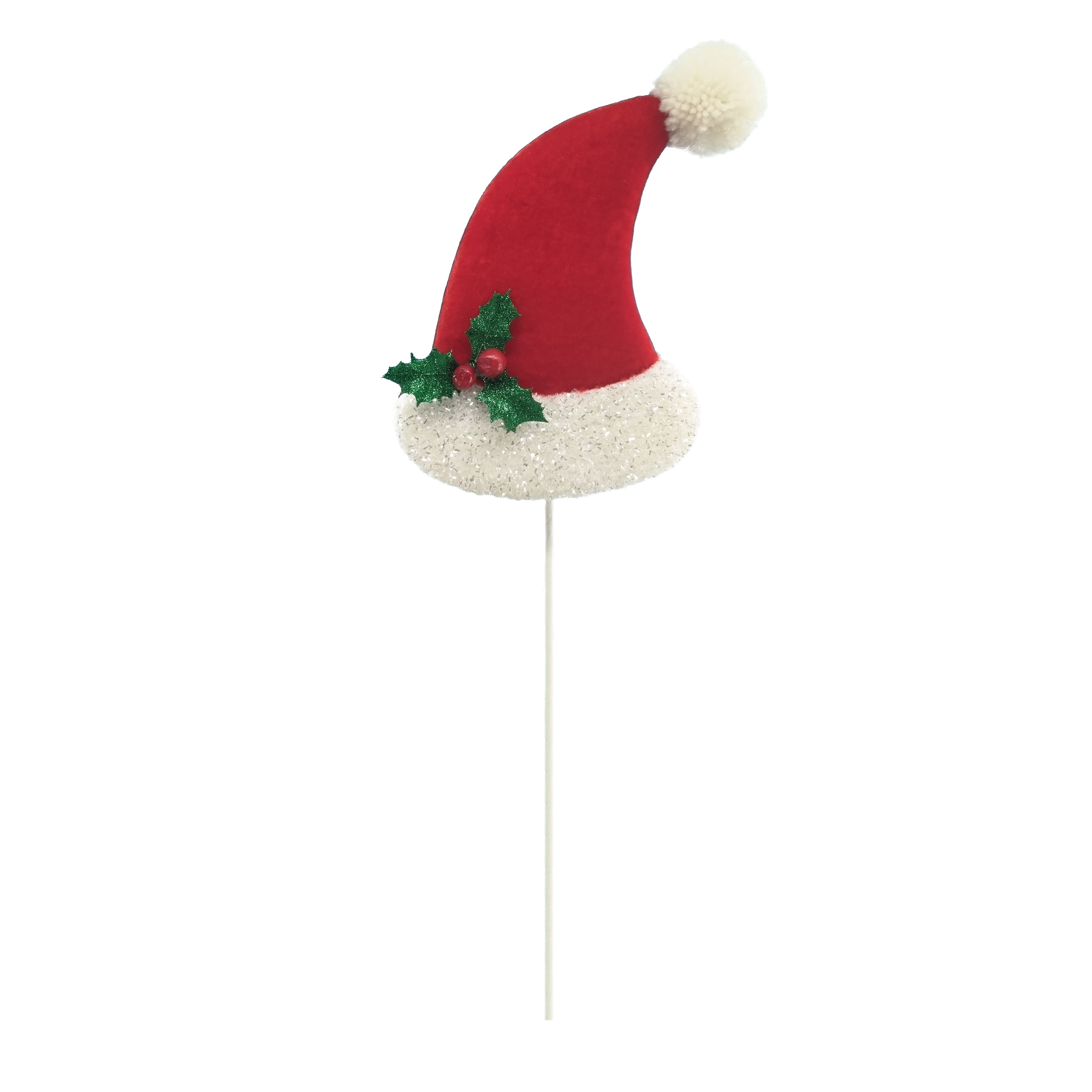 28.5&#x22; Red &#x26; White Santa Hat Stem by Ashland&#xAE;