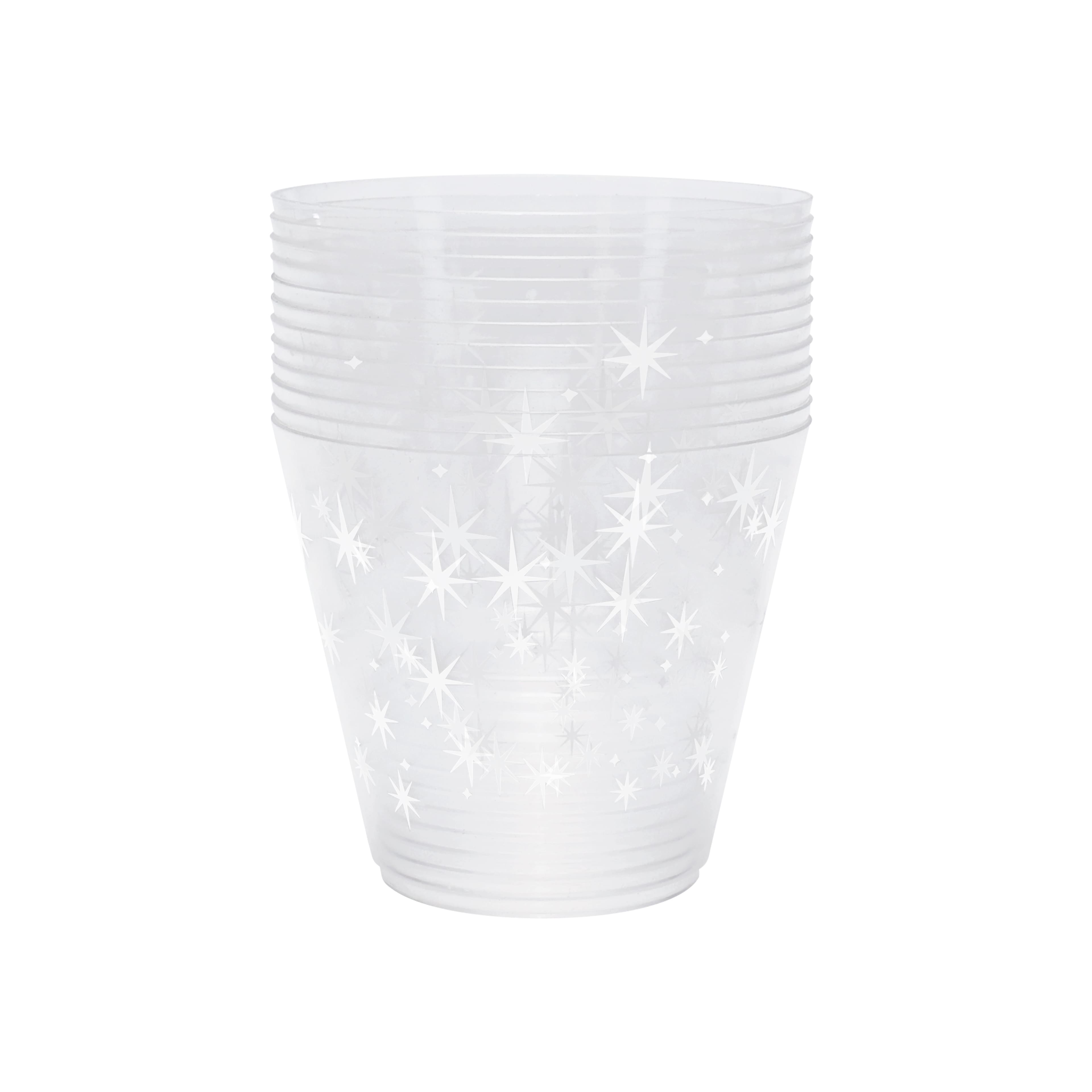 9oz. Clear Star Plastic Cups, 12ct. by Celebrate It&#x2122;