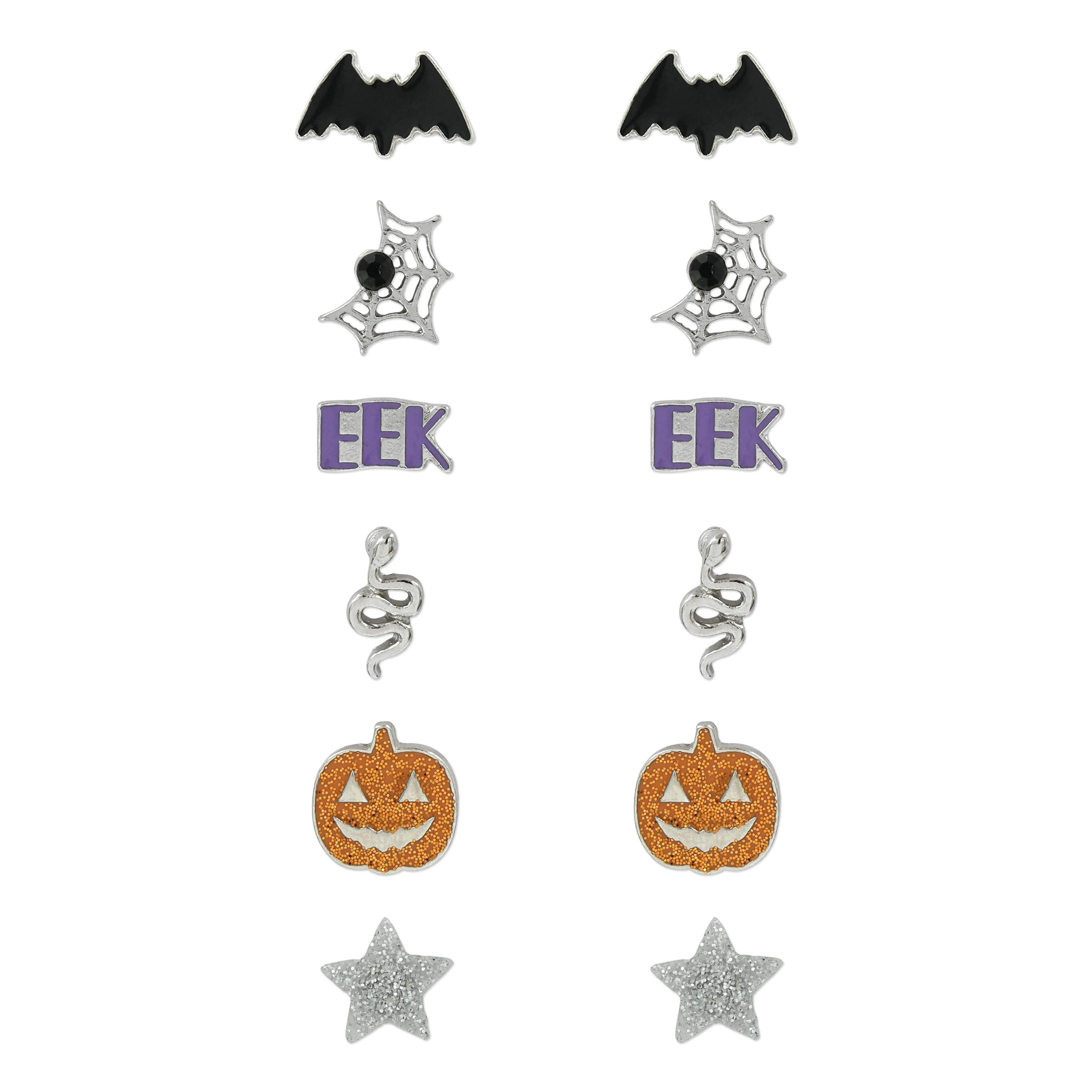 Halloween Glitter Earring Value Pack by Celebrate It&#x2122;
