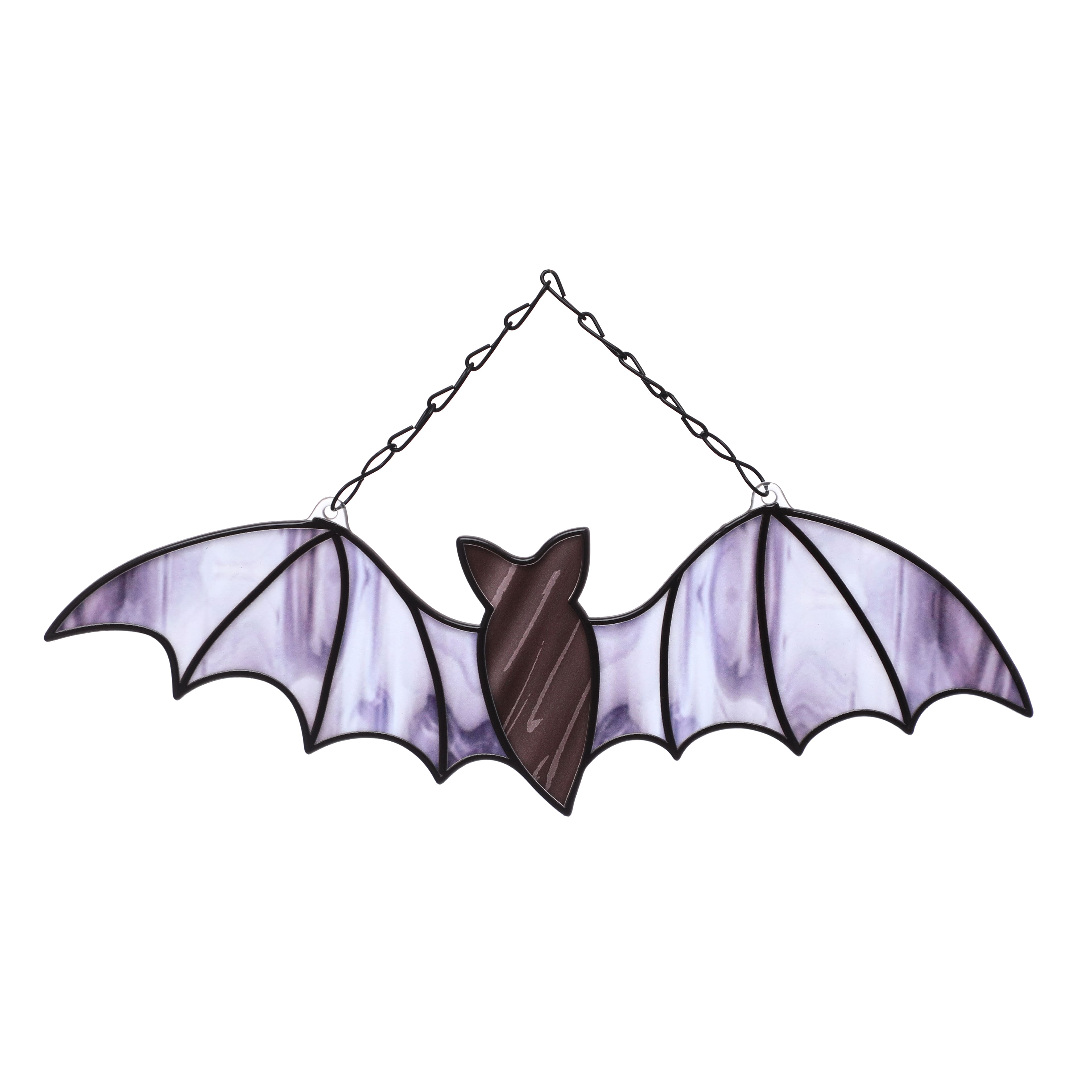 13.25&#x22; Glass Bat Wall D&#xE9;cor by Ashland&#xAE;