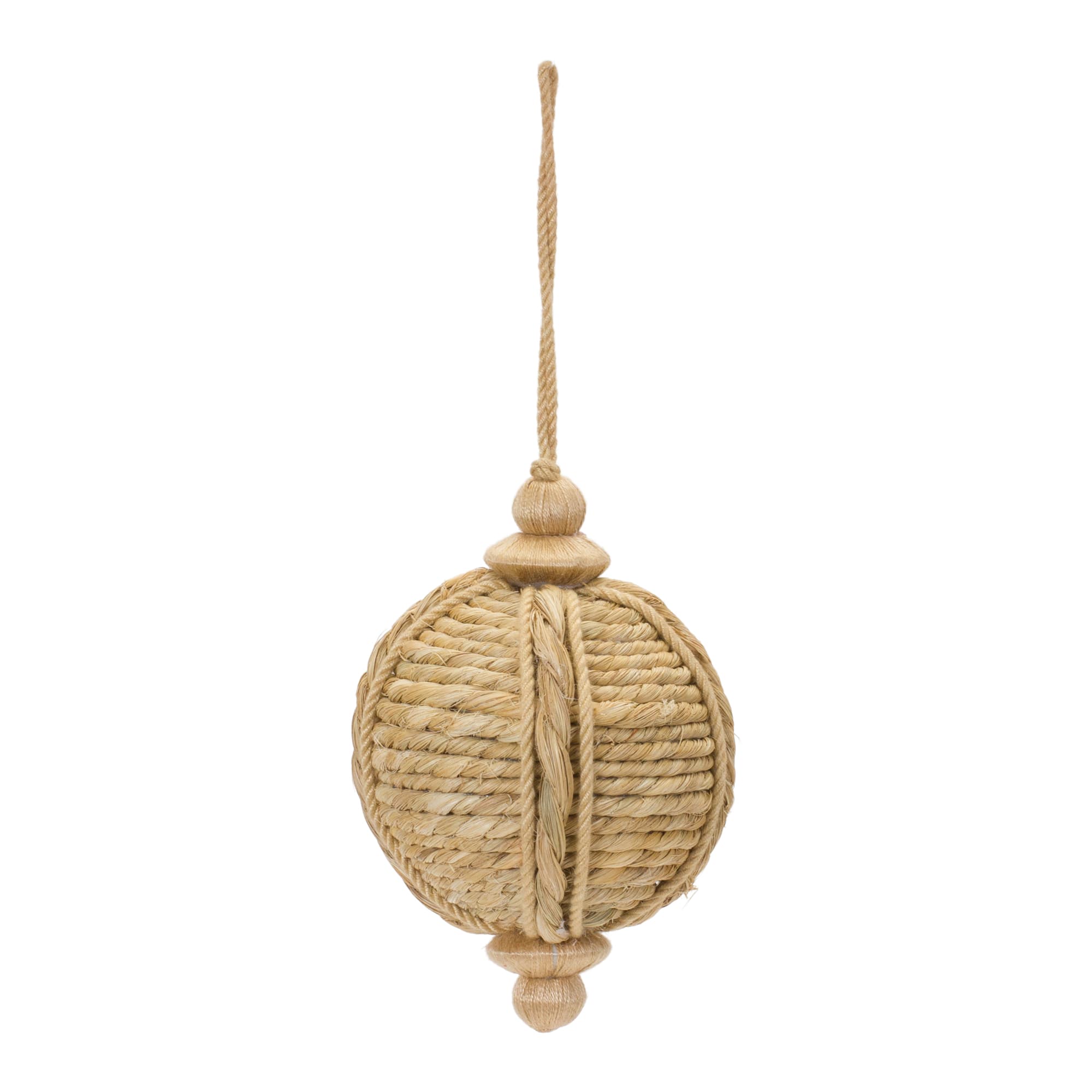 6ct. 5&#x22; Natural Jute Onion Ornament