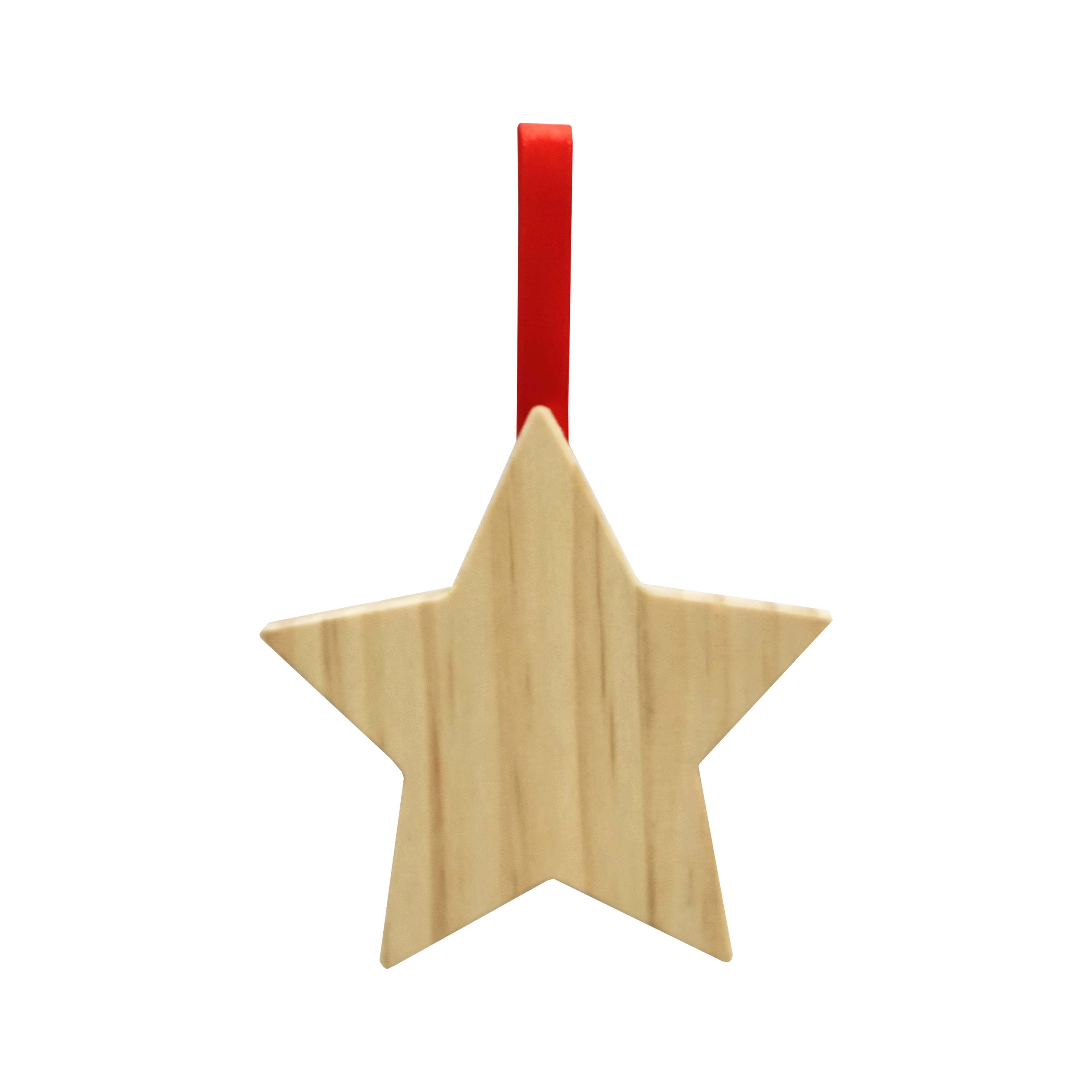 4&#x22; Star DIY Pinewood Ornament by Make Market&#xAE;