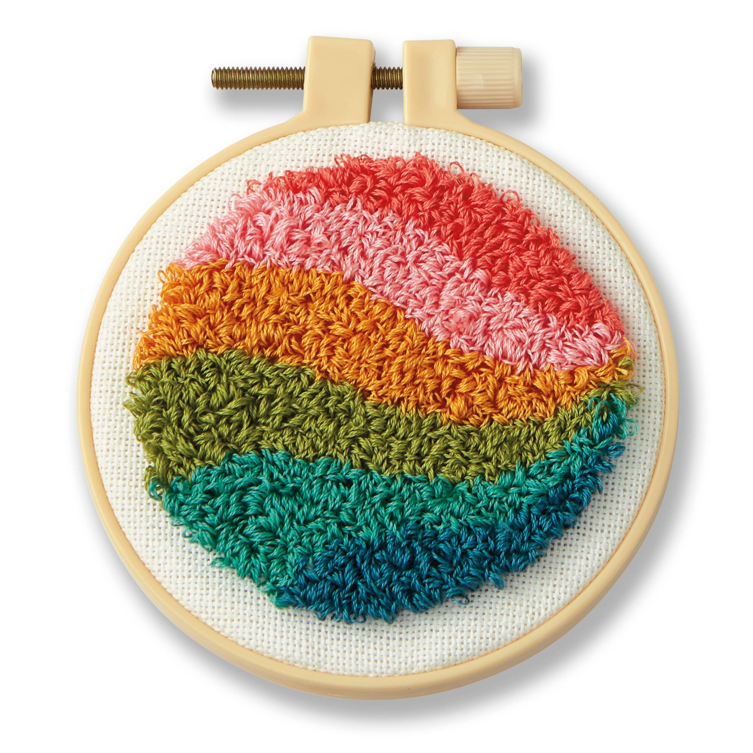 Punch Needle Embroidery Hoop & Frame - A Threaded Needle