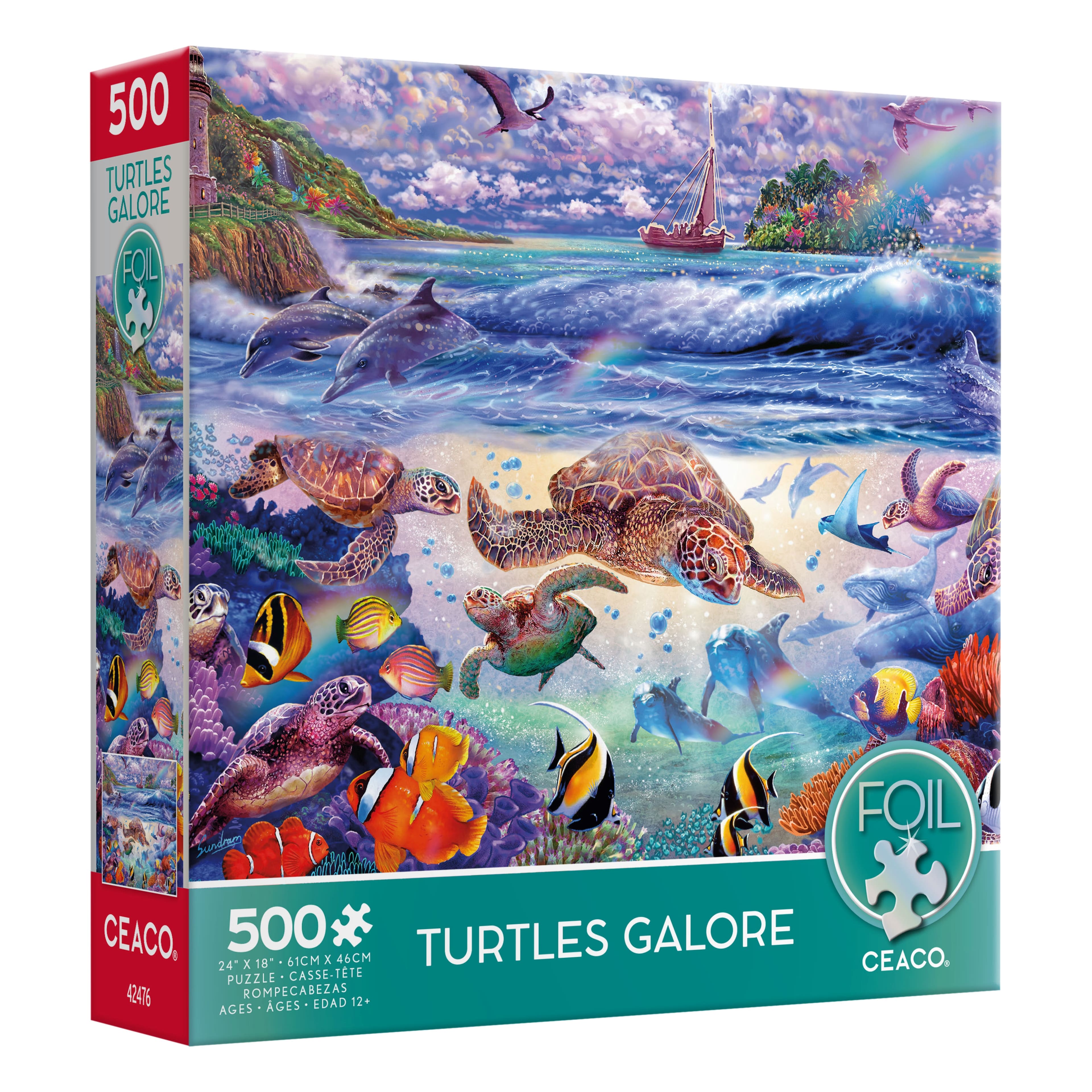 Assorted Foil 500 Piece Puzzle