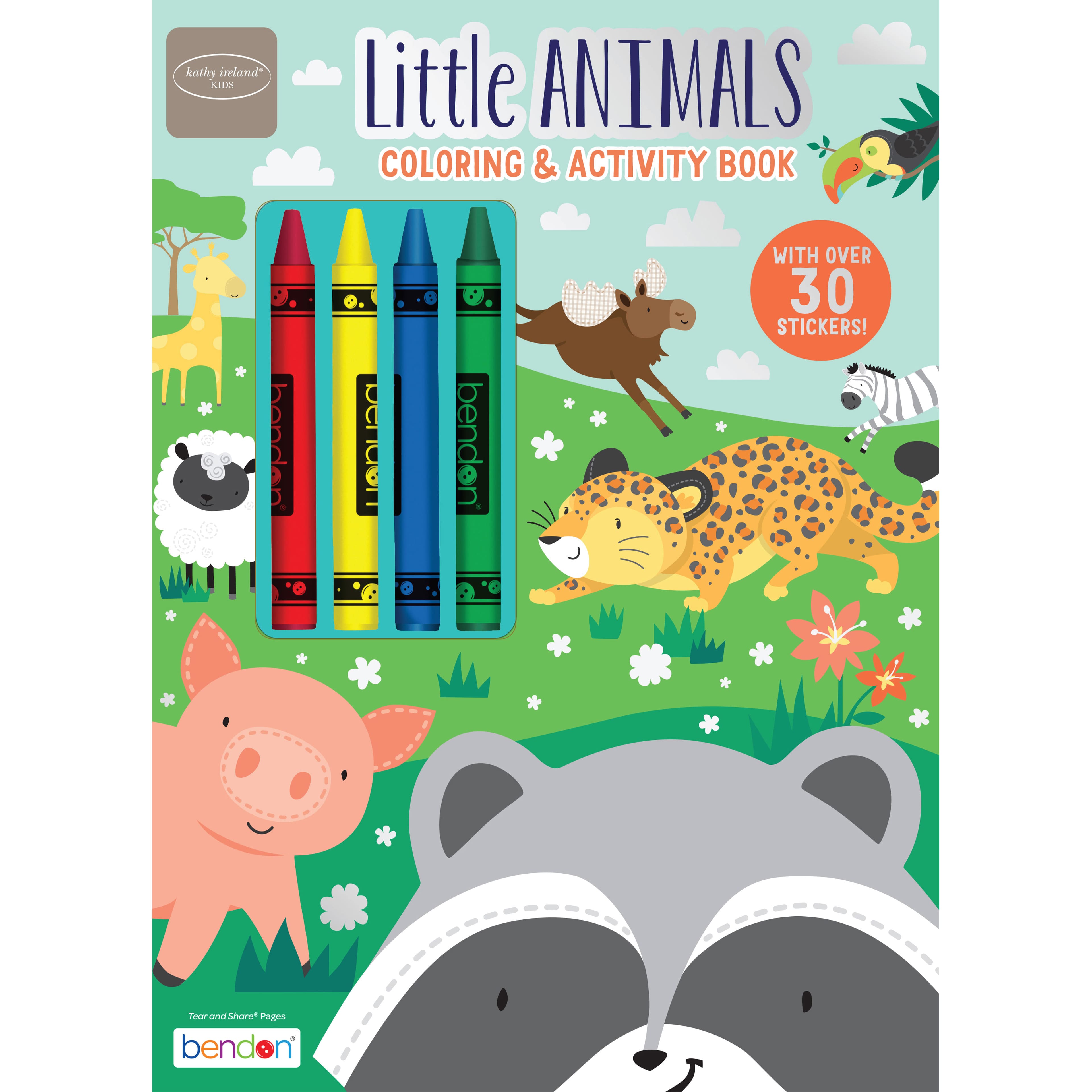 Kathy Ireland&#xAE; Kids Little Animals Coloring &#x26; Activity Book