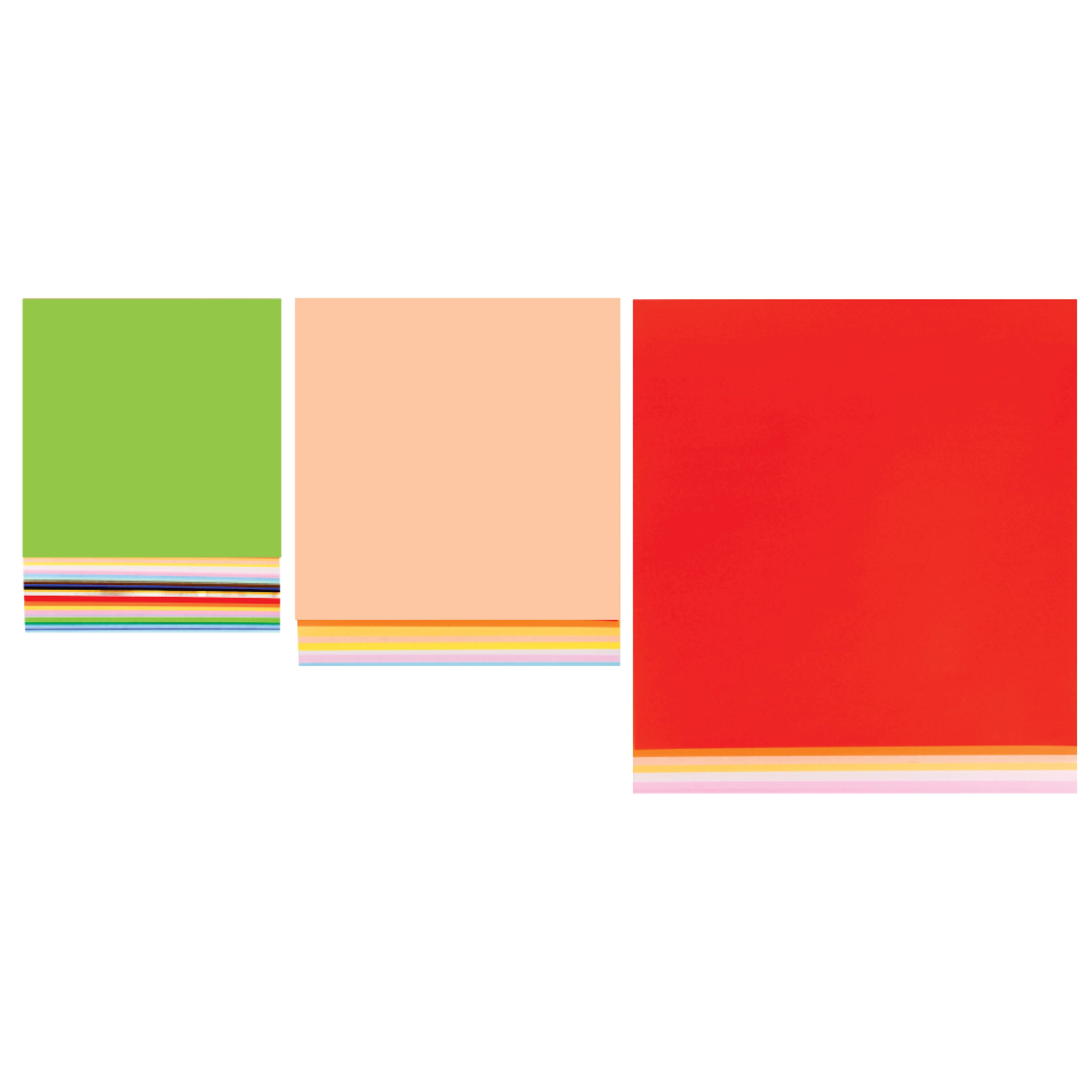 Yasutomo® Assorted Solids Origami Paper, 55 Sheets