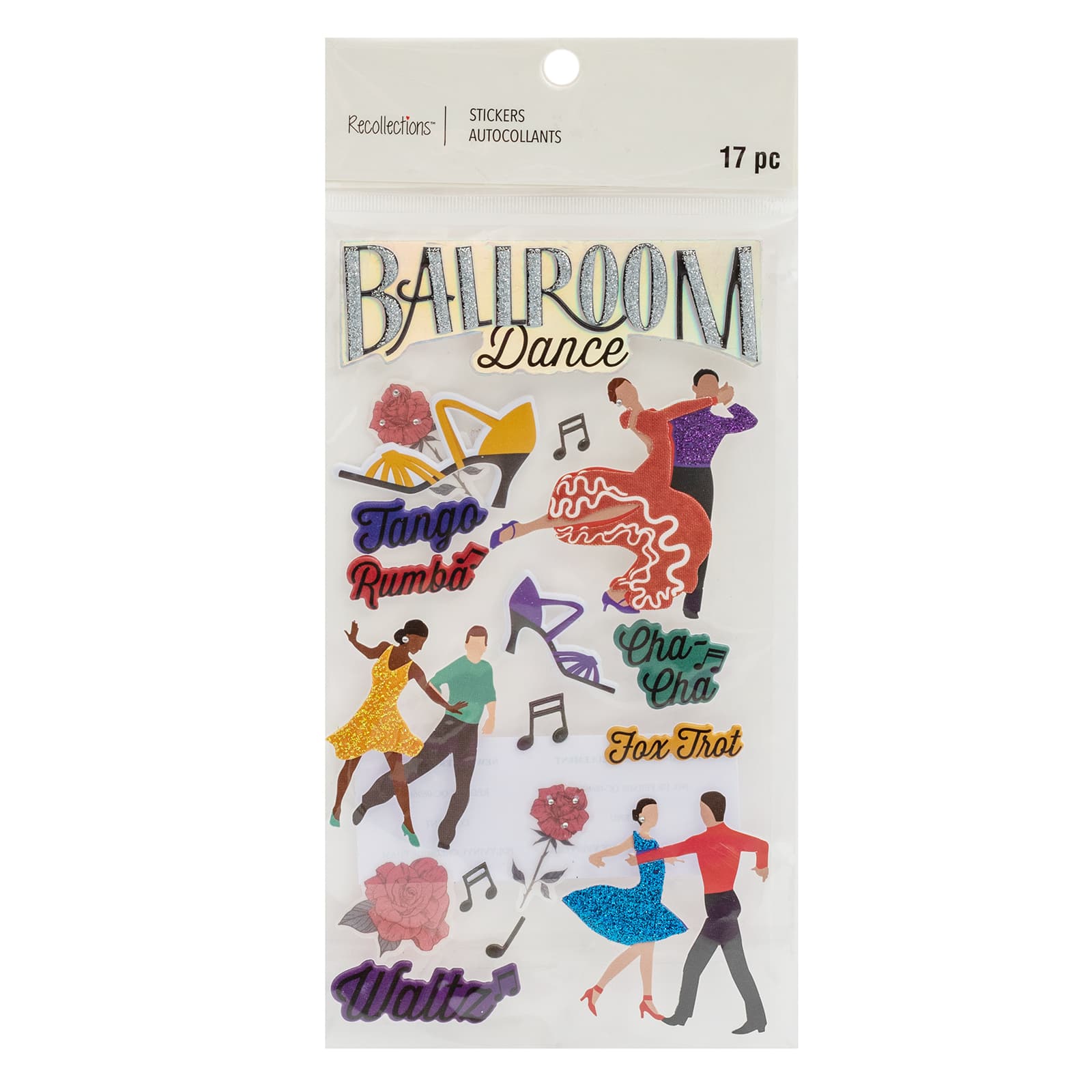 Ballroom Dance Dimensional Stickers by Recollections&#x2122;