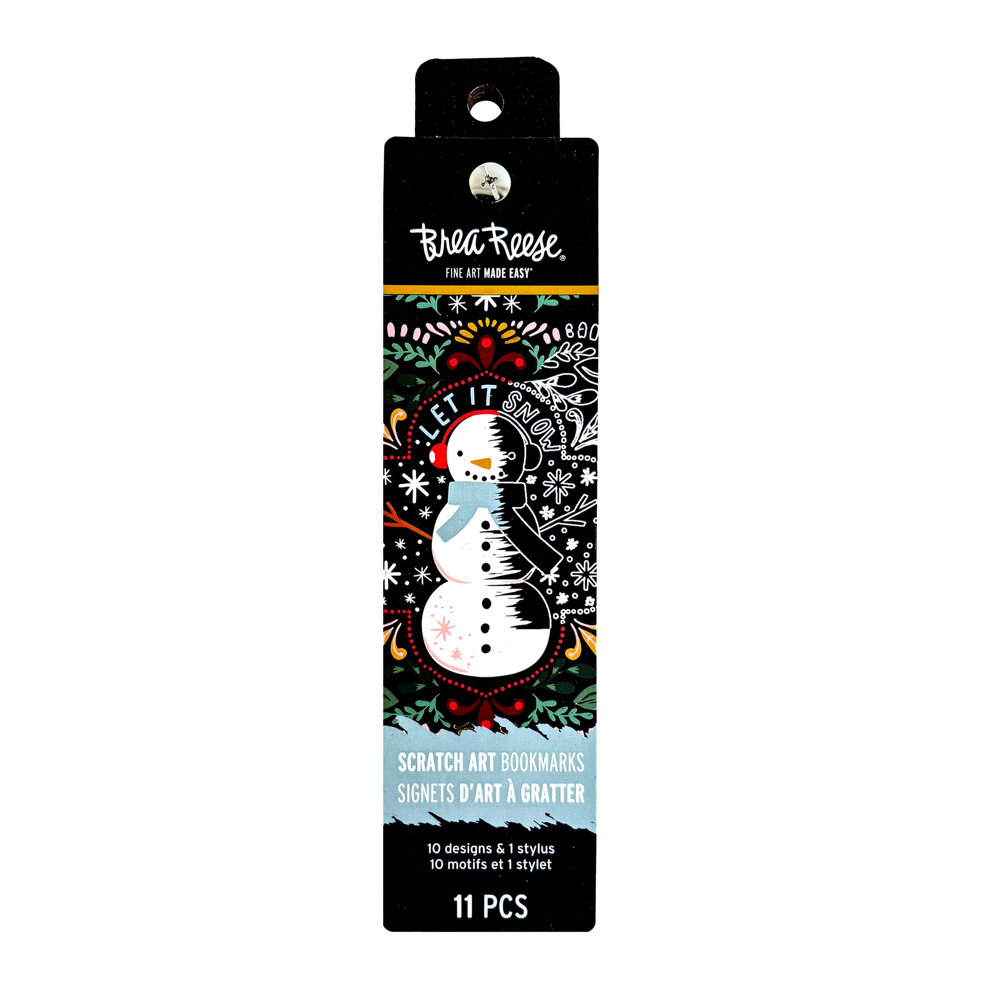 Brea Reese&#x2122; Holiday Motifs Scratch Art Bookmarks