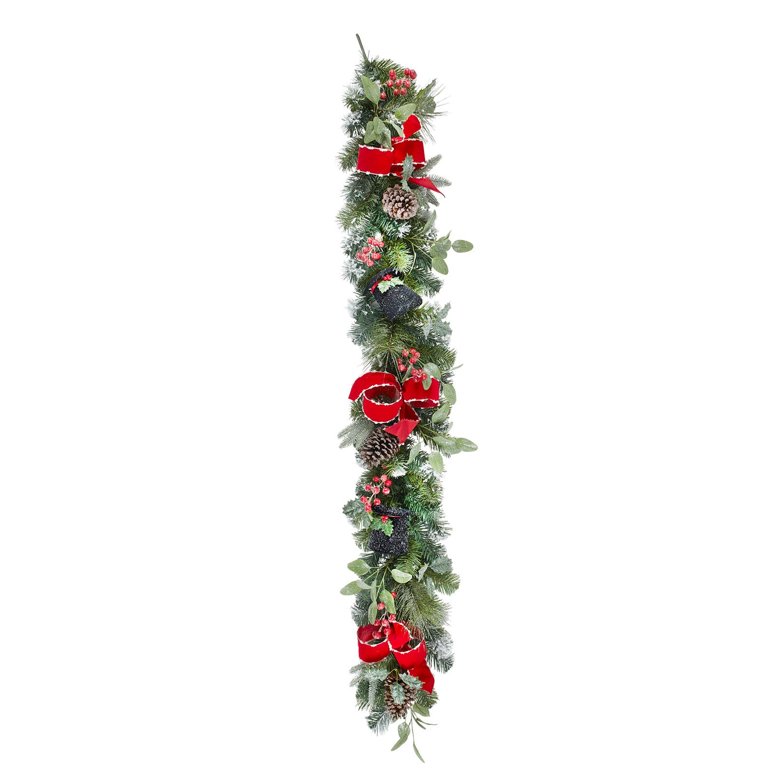 6ft. Pine, Berry &#x26; Top Hat Garland by Ashland&#xAE;