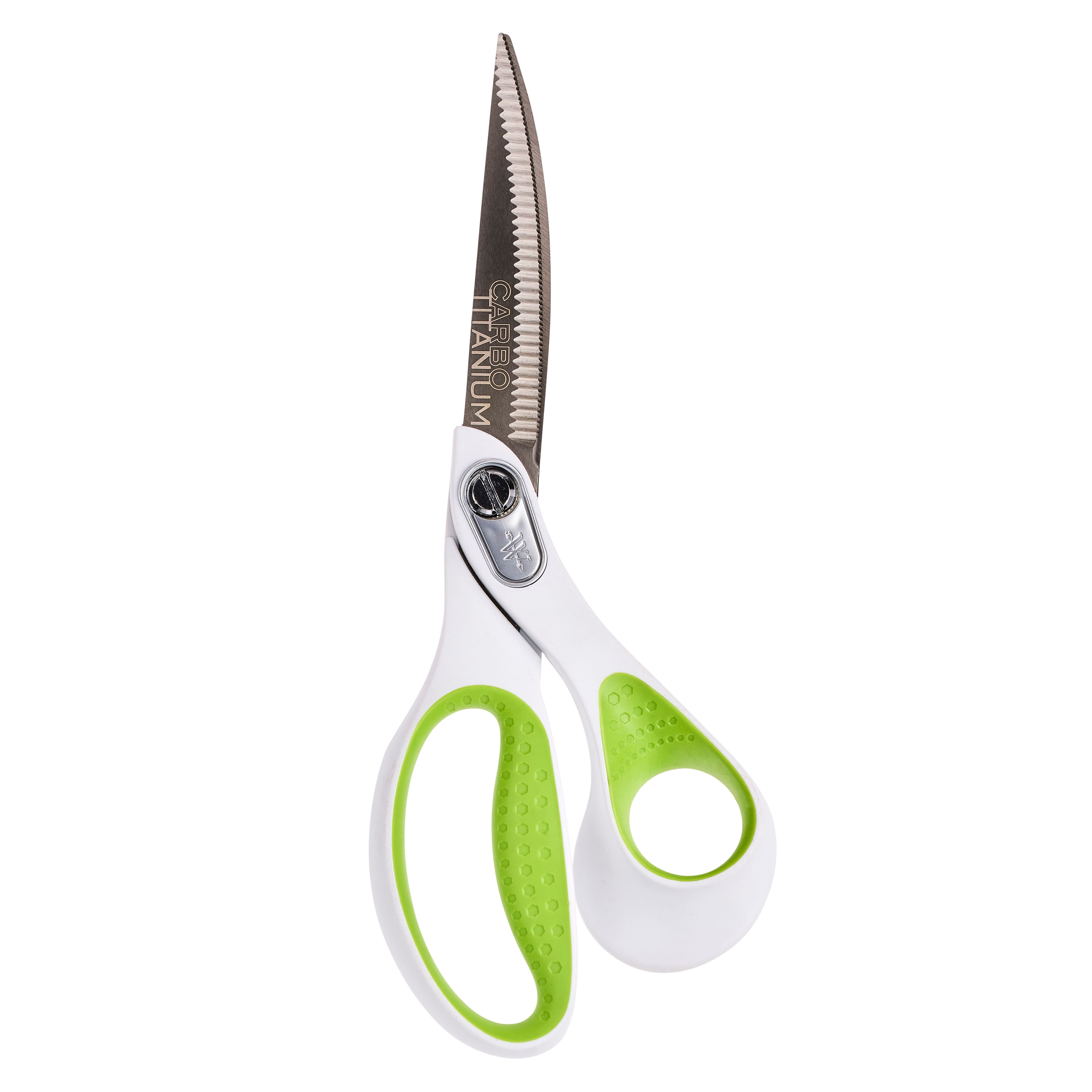 Westcott® Carbo Titanium 9 Bent Scissors with Serrated Blade