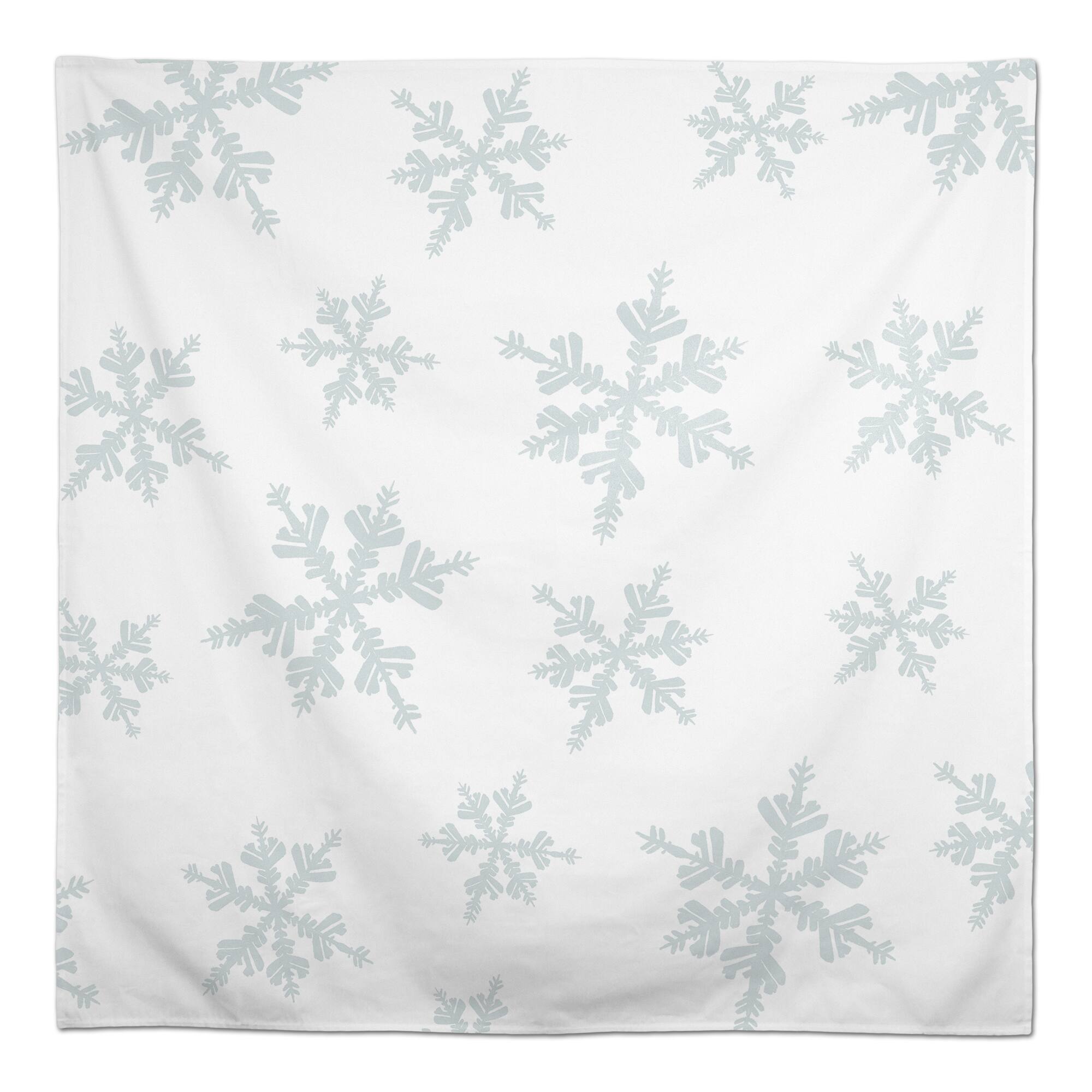 Snowflake Pattern 58" x 58" Tablecloth