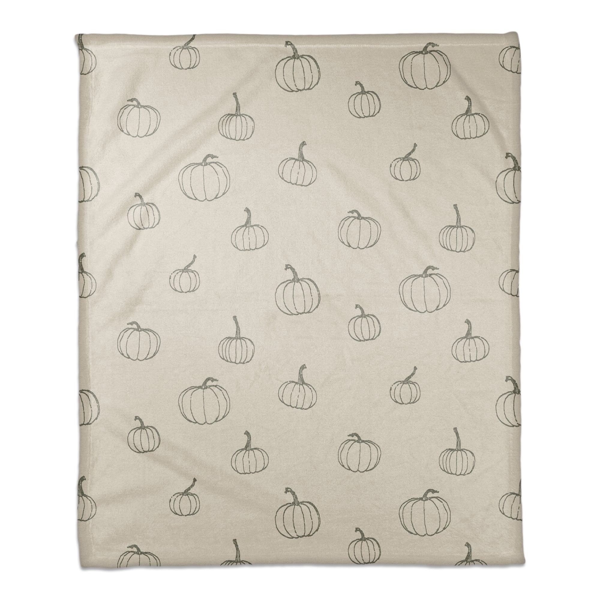 Gray Mini Pumpkin Patterned Coral Fleece Blanket Michaels