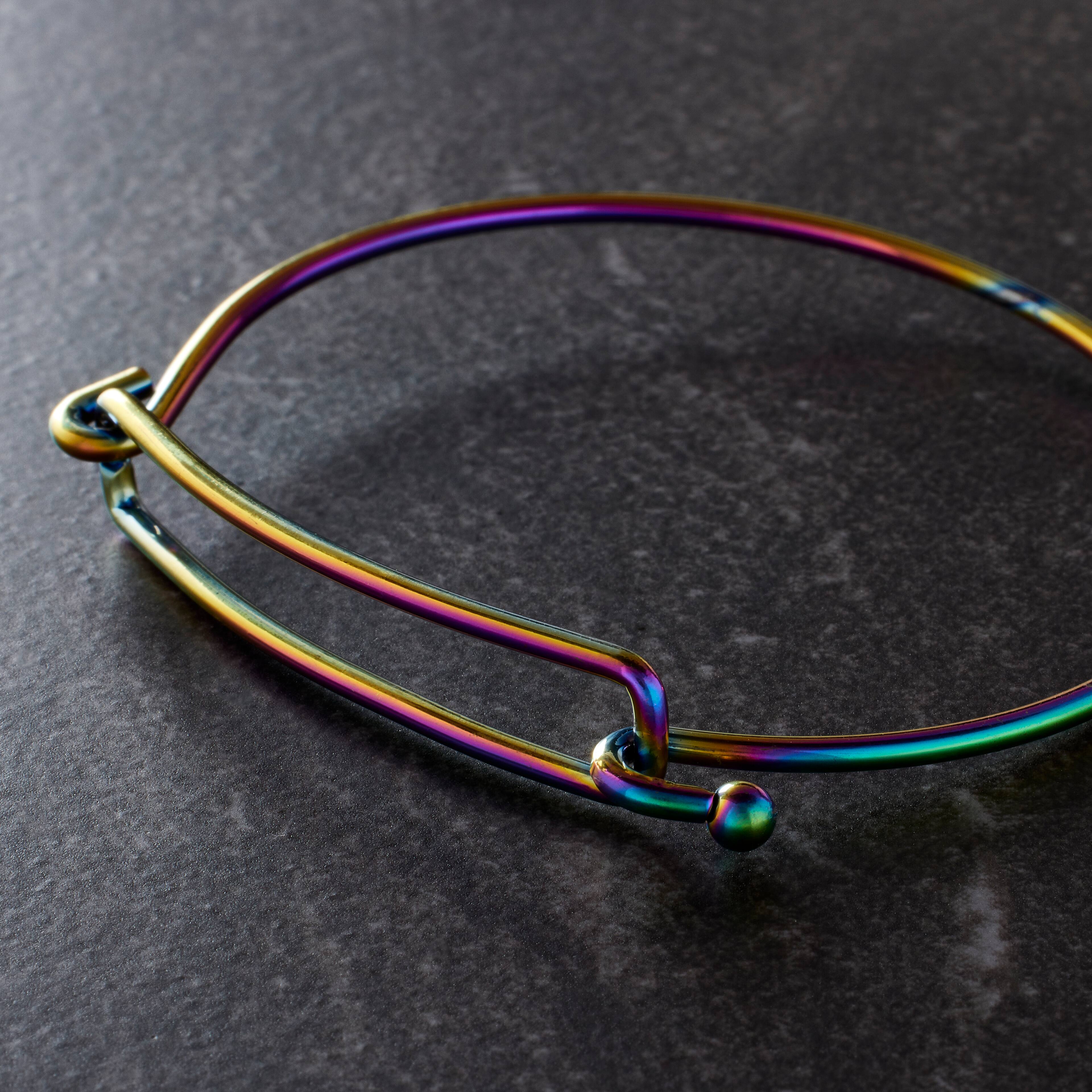 67mm Oil Slick Charm Bangle by Bead Landing&#x2122;