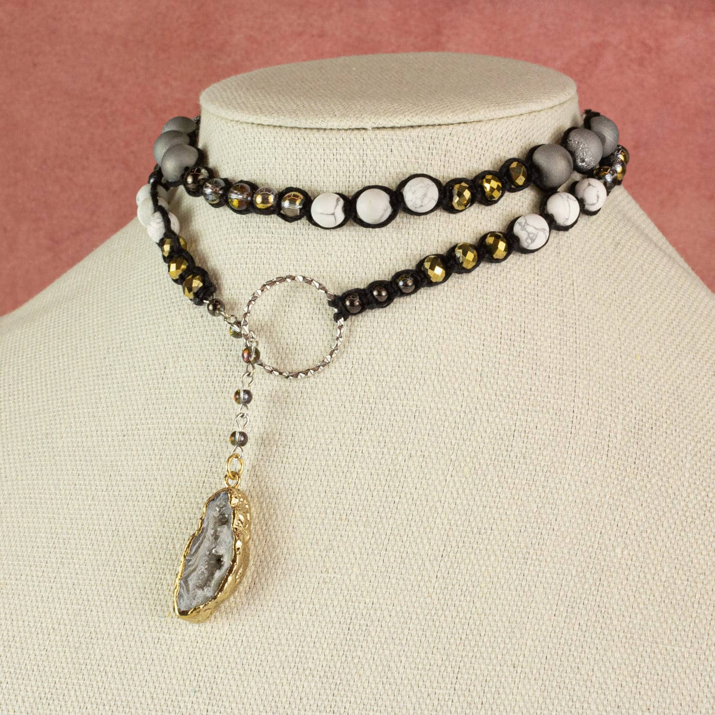 Druzy 2025 choker necklace