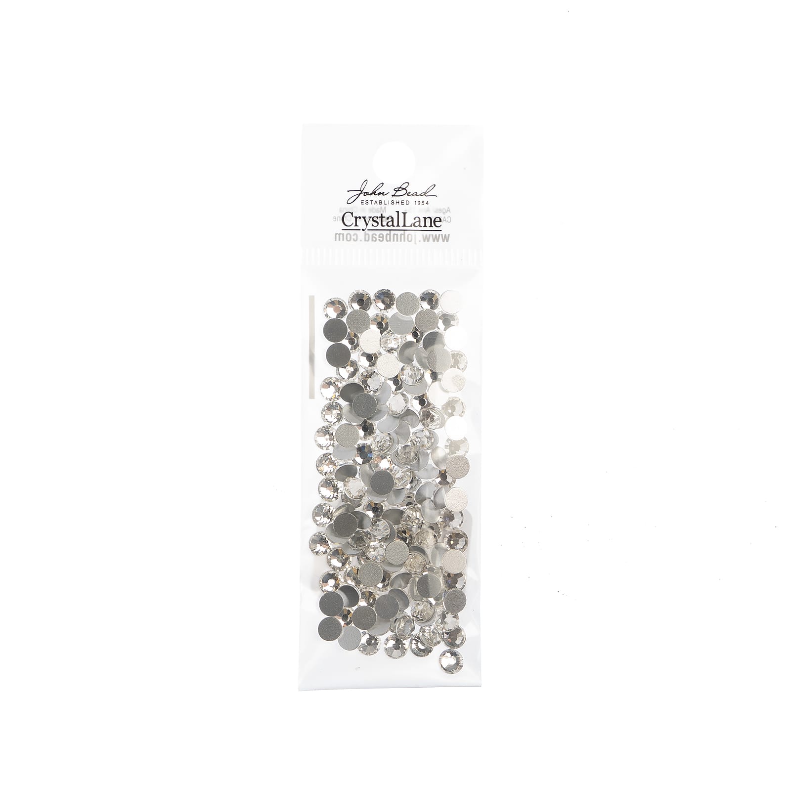 John Bead Crystal Lane SS20 Round Flatback Czech Crystals, 144ct.