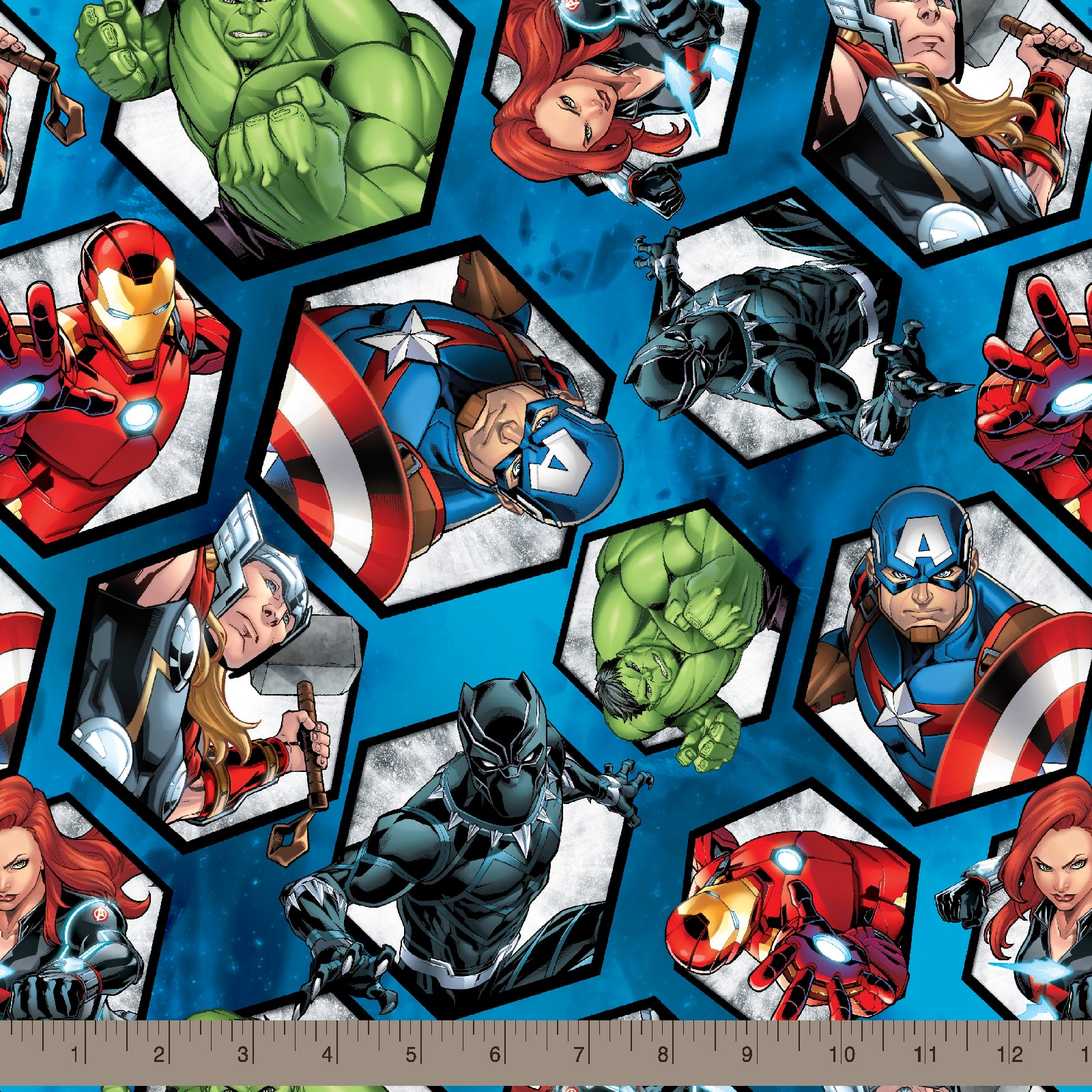 Marvel Avengers Assemble Cotton Fabric