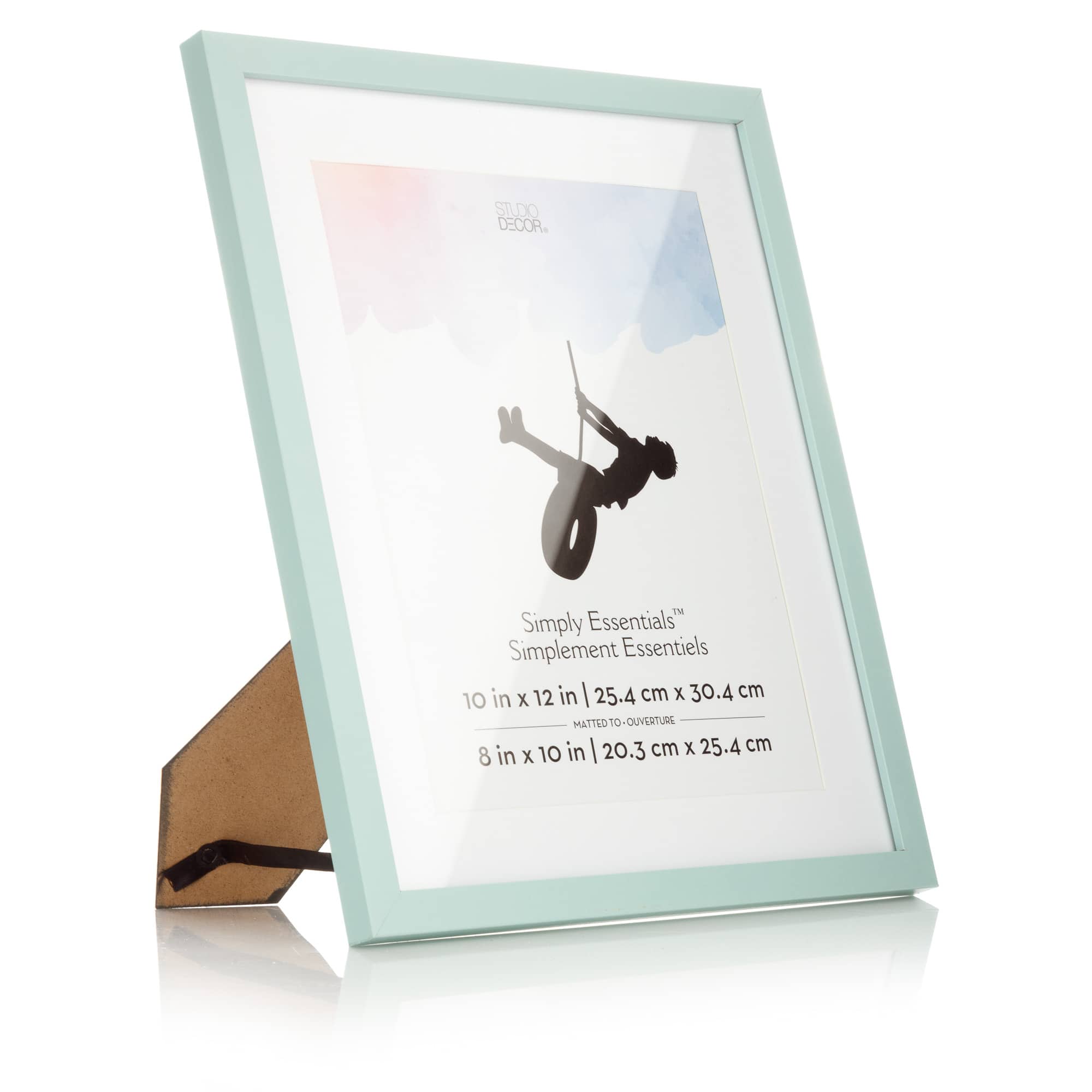 Teal Linear 8&#x22; x 10&#x22; Frame with Mat, Simply Essentials&#x2122; by Studio D&#xE9;cor&#xAE;
