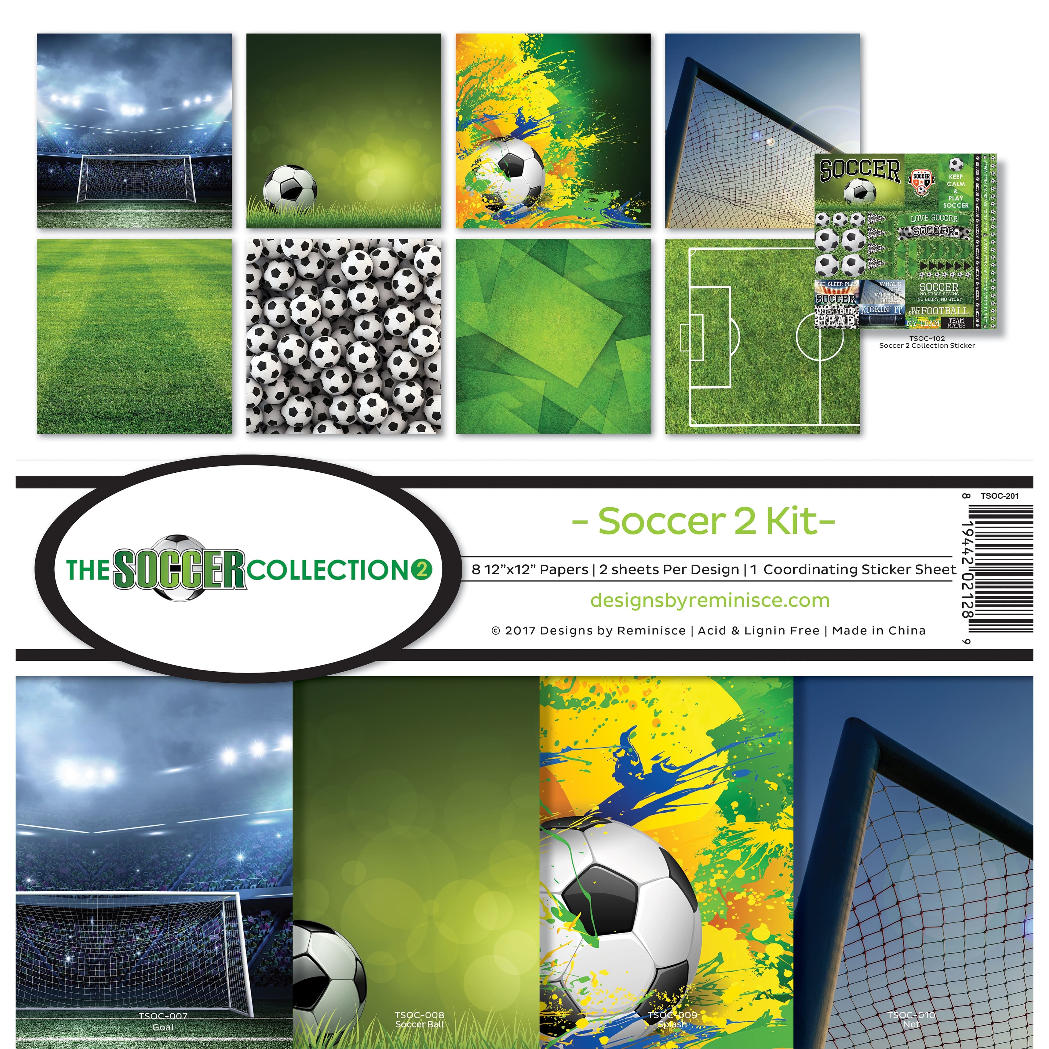 Reminisce Collection Kit 12"X12"-Soccer 2 | Michaels®