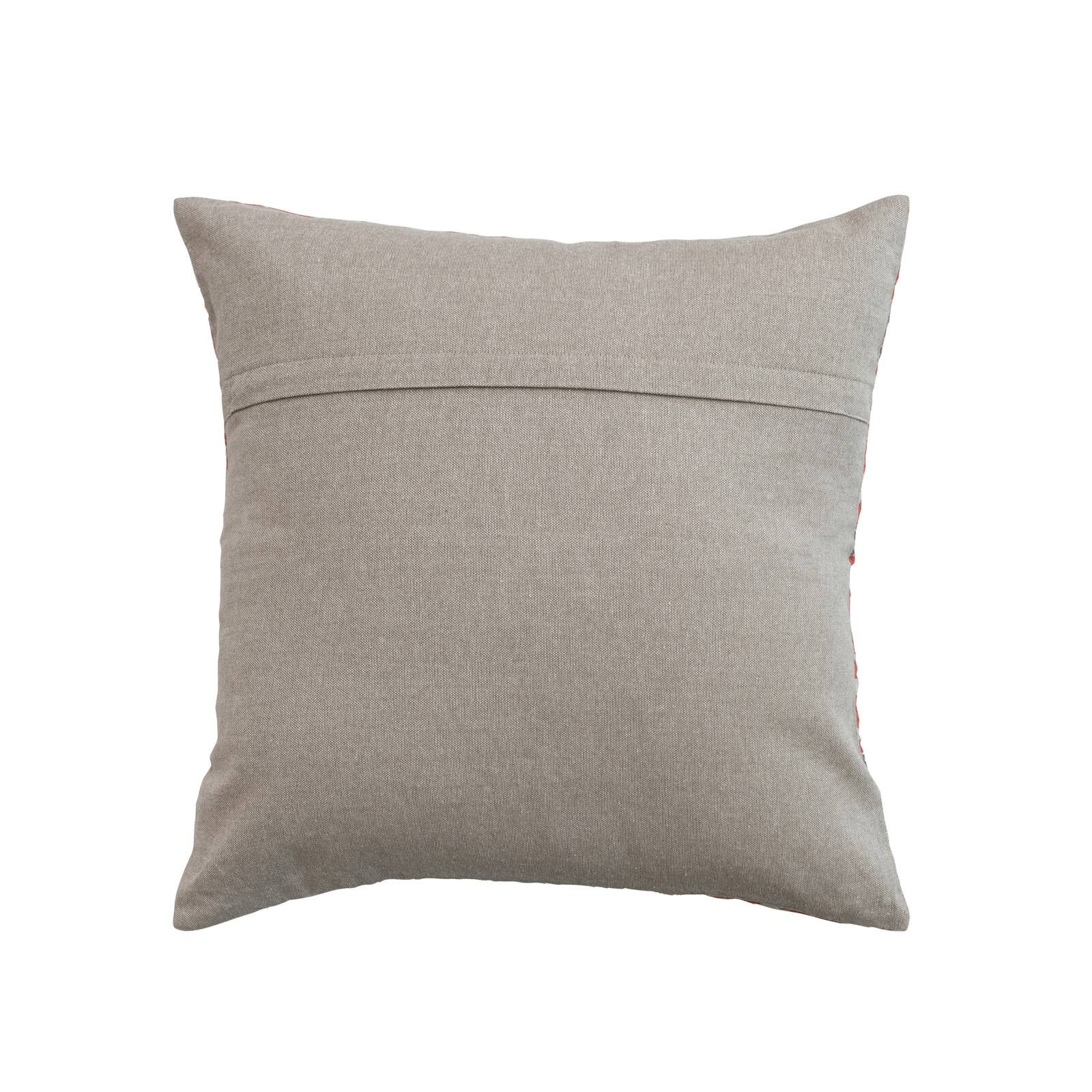 Hello Honey&#xAE; 20&#x22; Orange Oval &#x26; Floral Accent Pillow