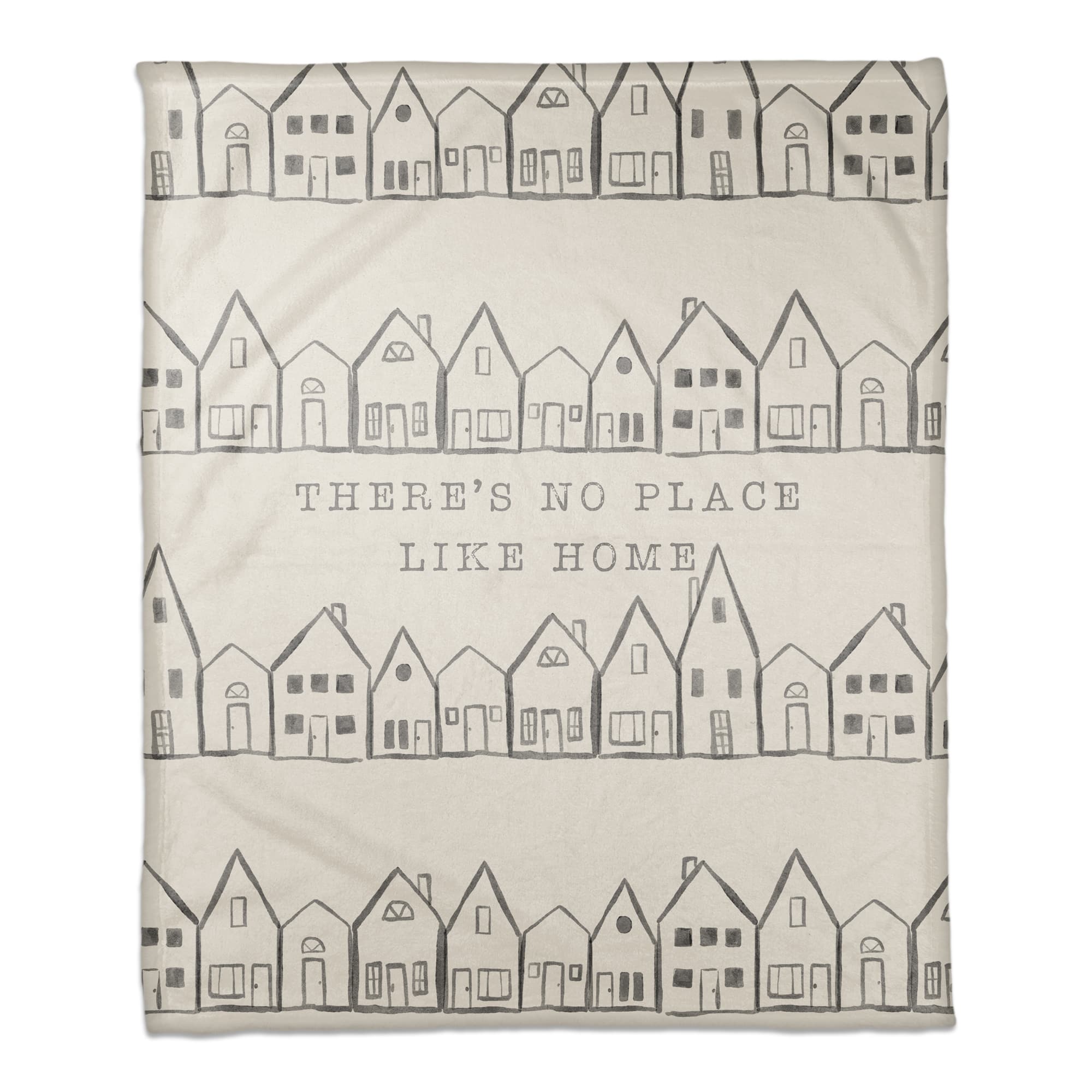 There&#x27;s No Place like Home 50&#x22; x 60&#x22; Coral Fleece Blanket